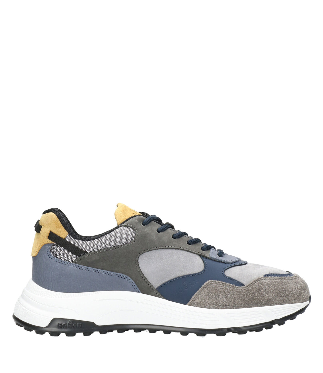 Hogan | Hyperlight Grey, Blue and Yellow Sneakers