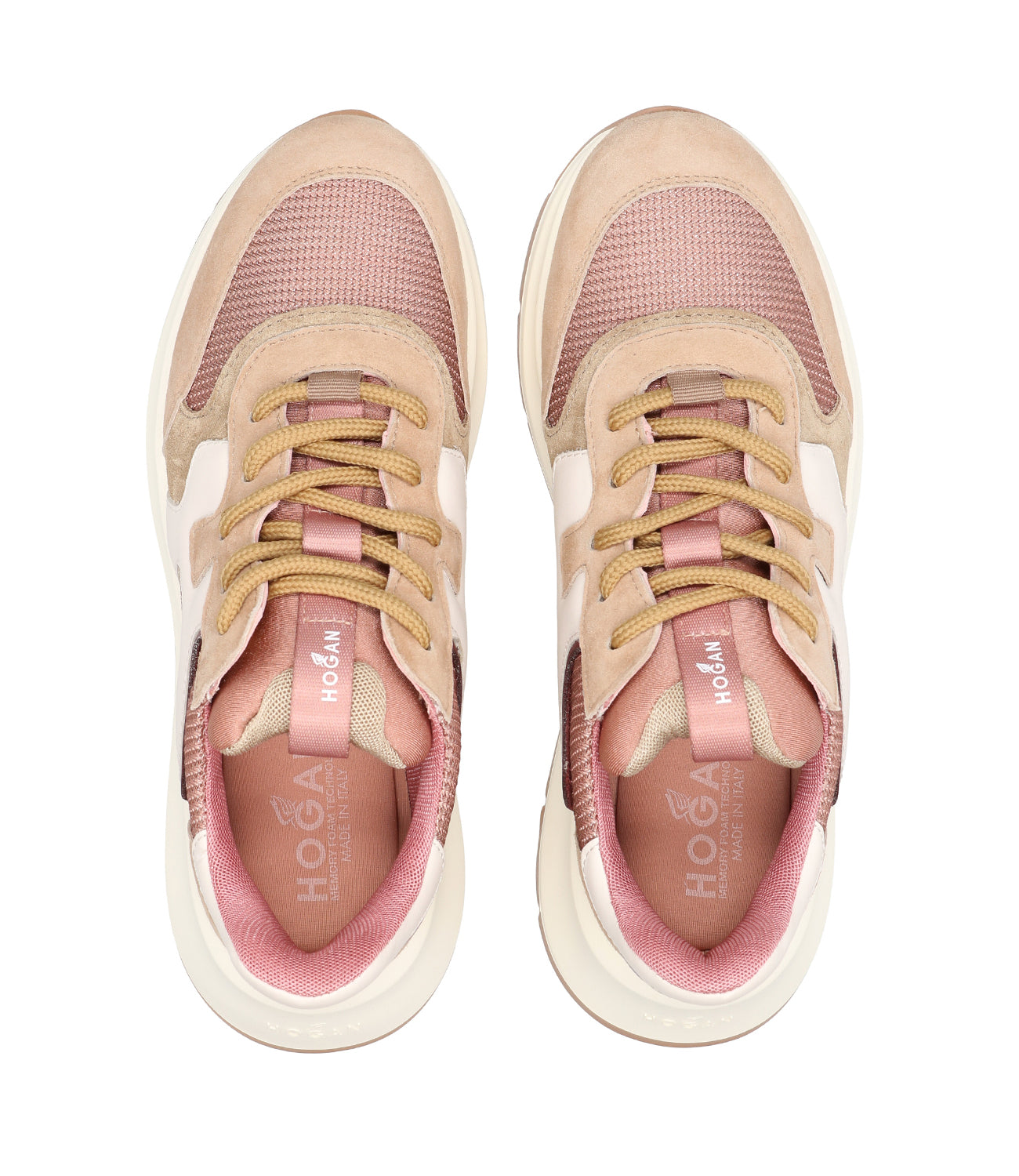 Hogan | Pink and White Sneakers