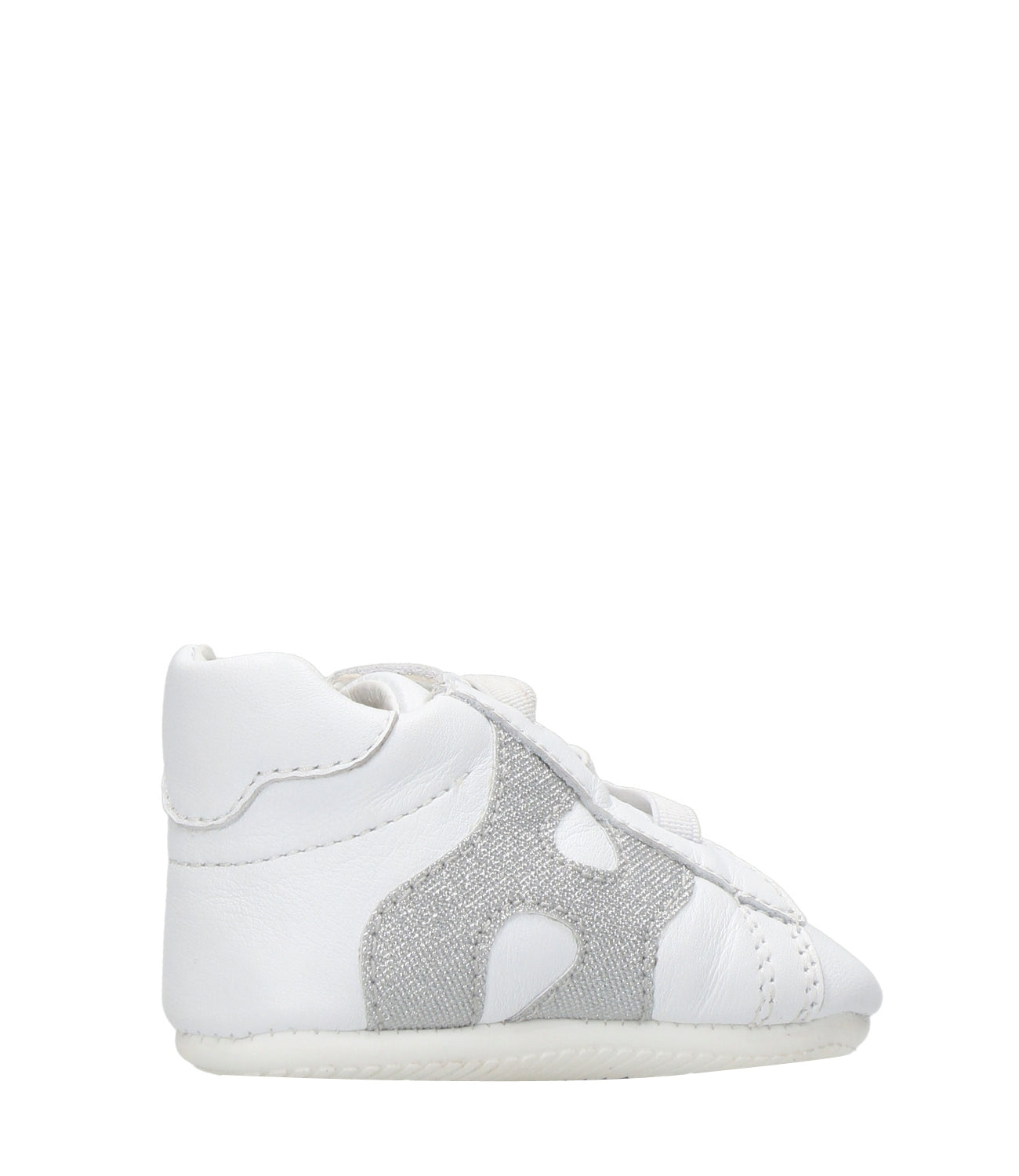 Hogan Junior | White and Silver Sneakers