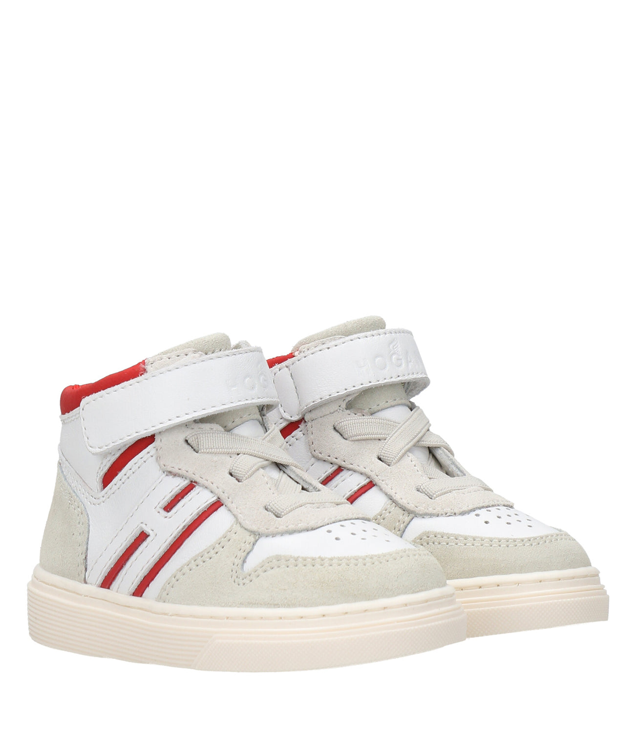 Hogan Junior | Red and White Sneakers