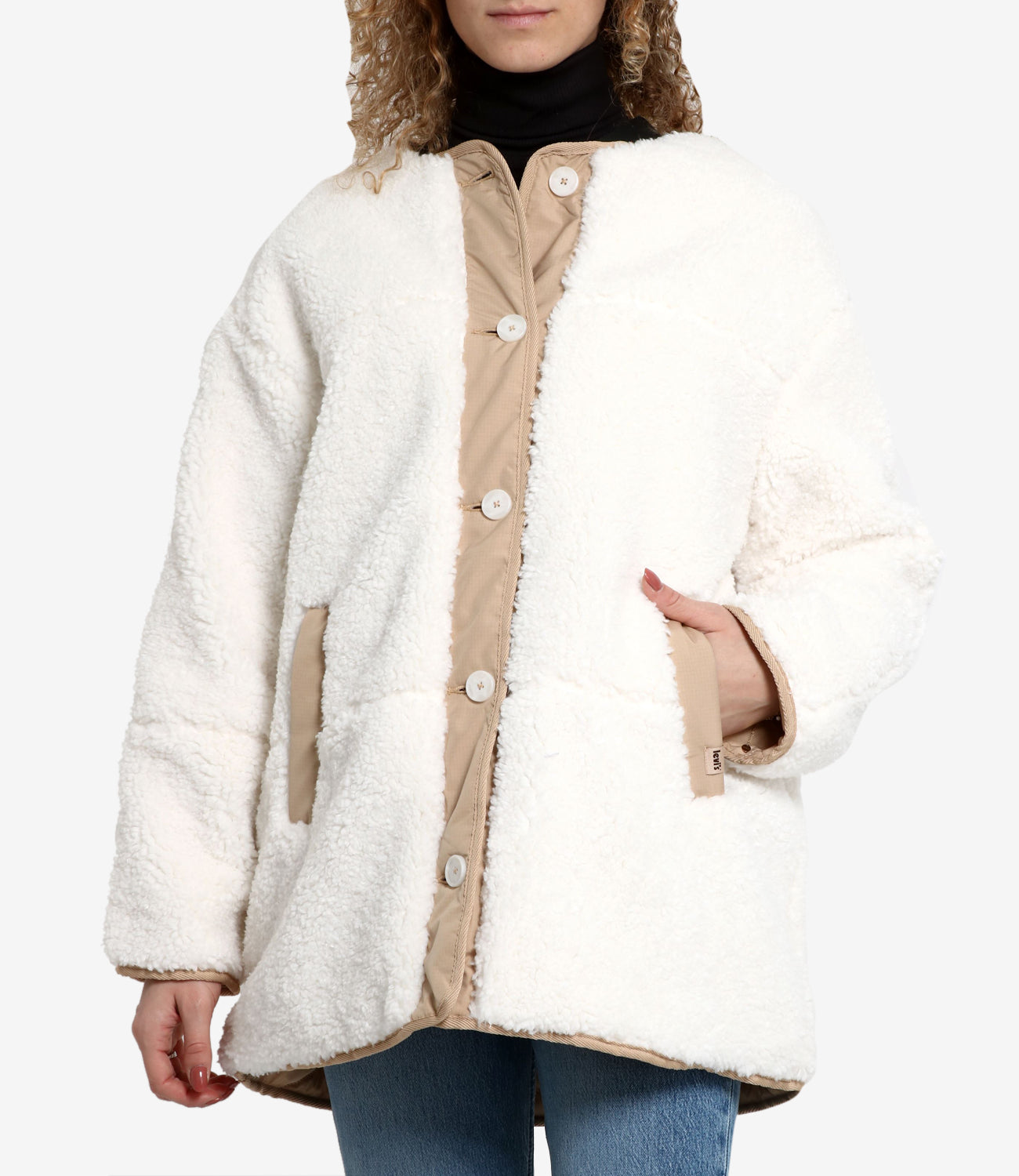 Levis | White and Beige Jacket