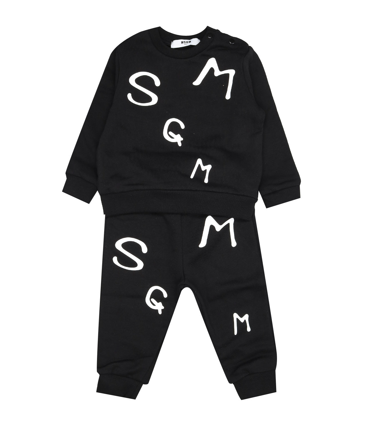 MSGM Kids | Sweatshirt and Trousers Set Black
