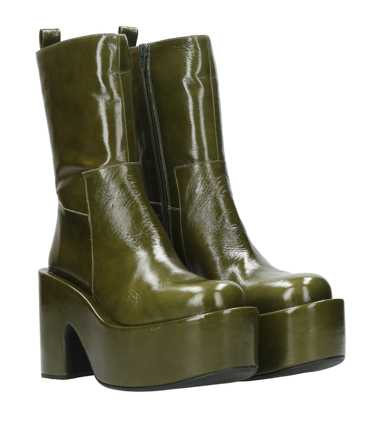 Paloma Barceló | Rocco Malory Olive Green Ankle Boot