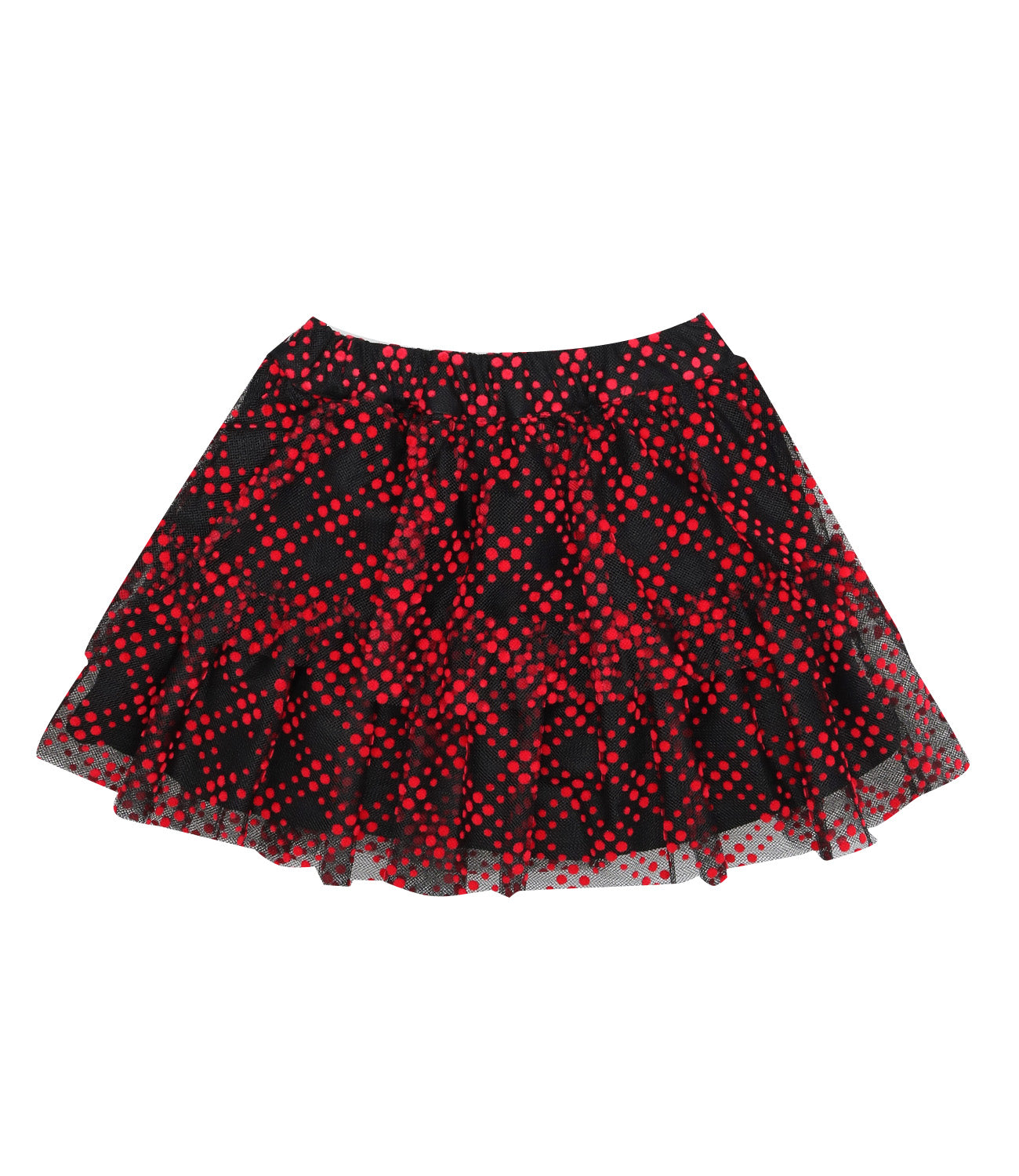 Philosophy di Lorenzo Serafini Kids | Red and Black Skirt