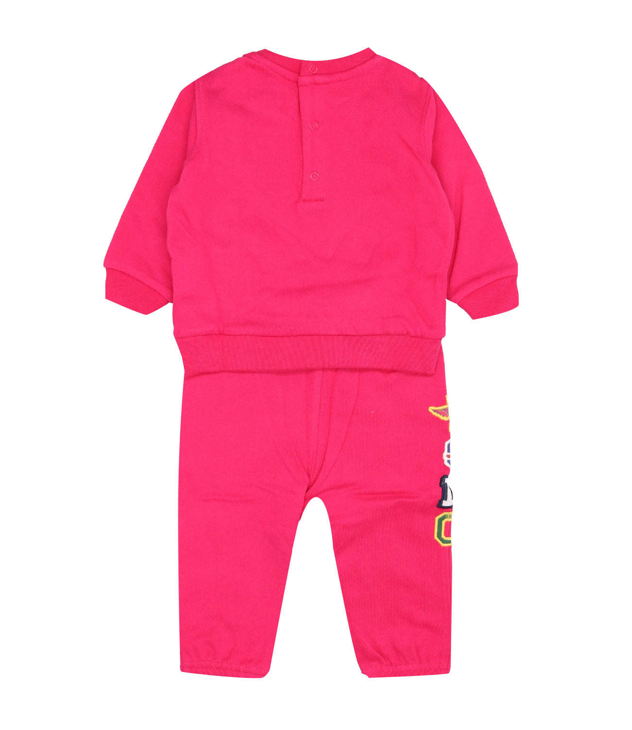 Ralph Lauren Childrenswear | Completo Felpa + Pantalone Fuxia