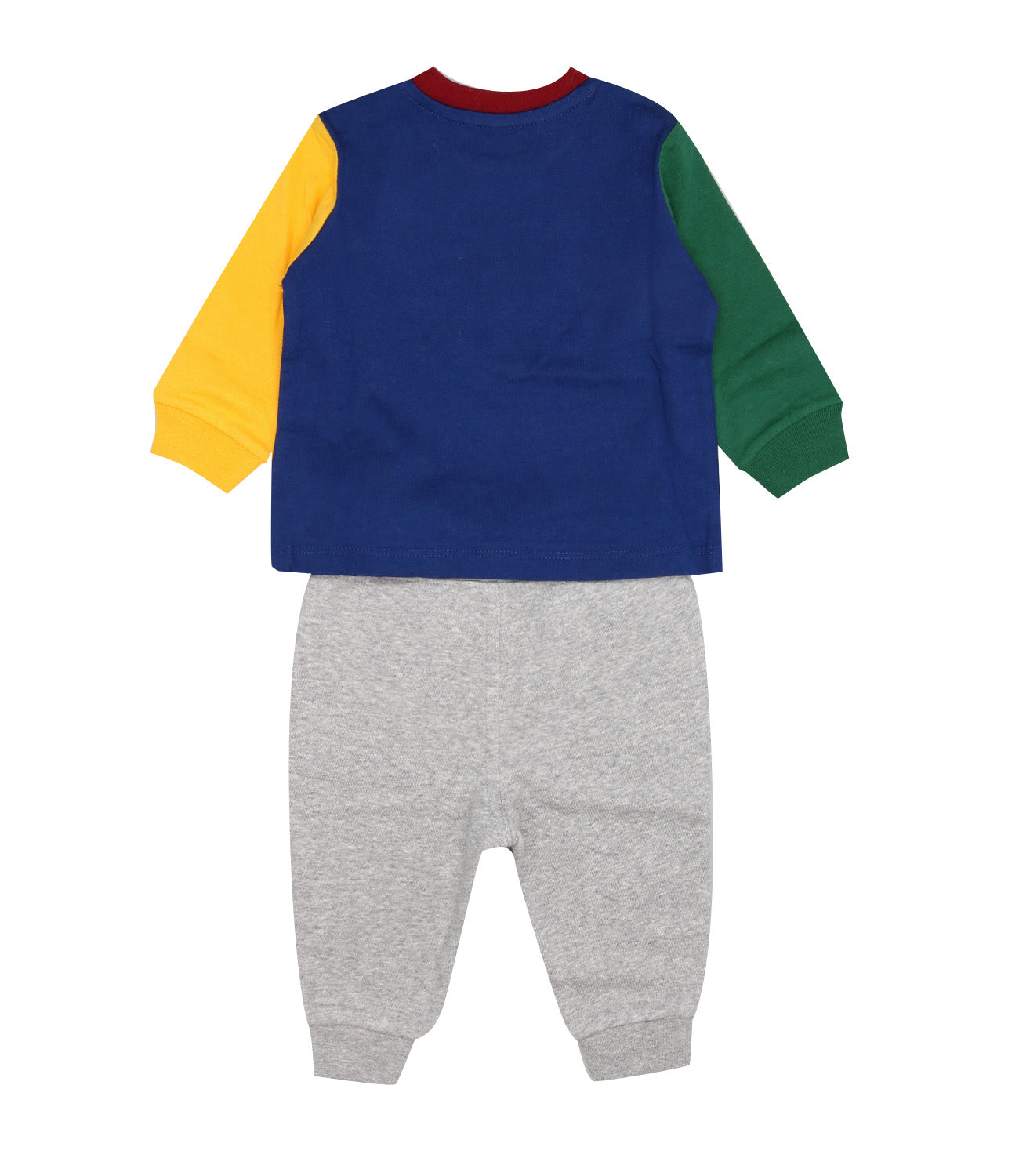 Ralph Lauren Childrenswear | Set Felpa e Pantalone Blu e Grigio