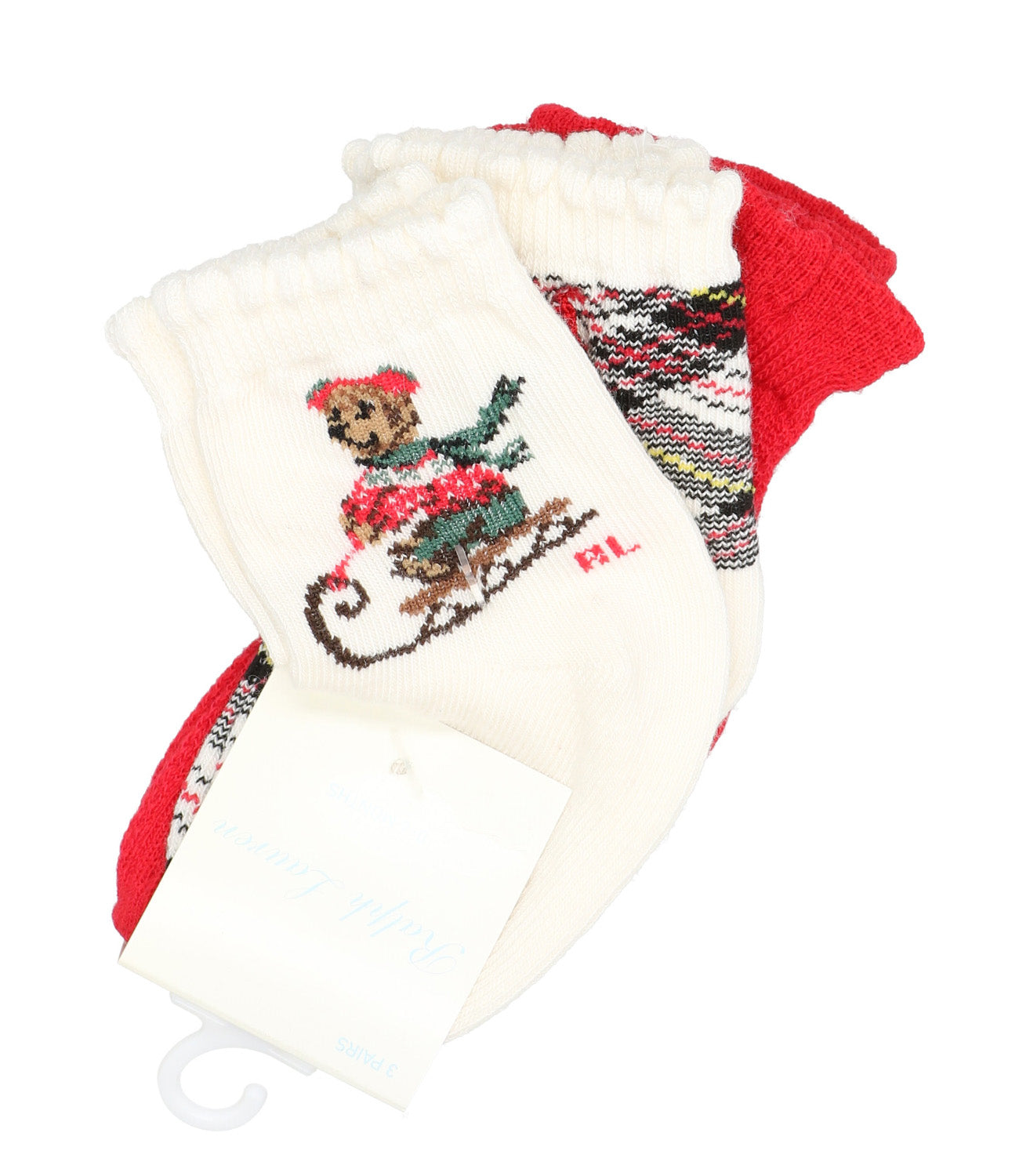Ralph Lauren Childrenswear | Red and Cream Socks