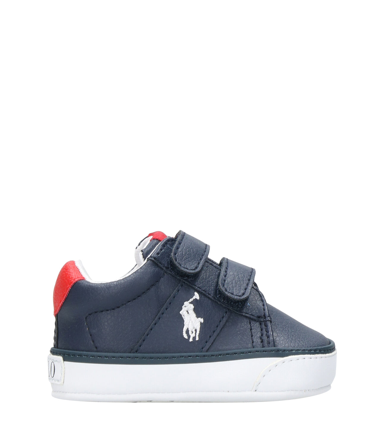 Ralph Lauren Childrenswear | Navy Blue and Red Sneakers