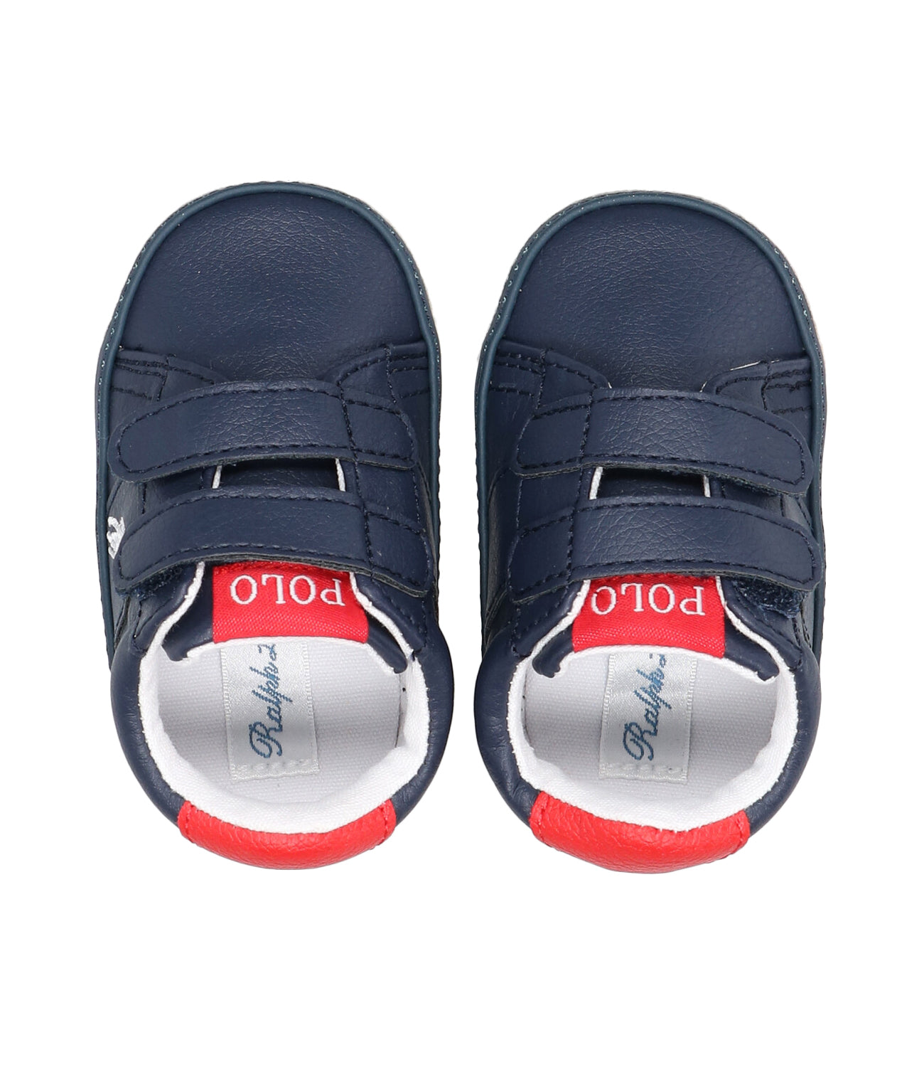 Ralph Lauren Childrenswear | Navy Blue and Red Sneakers
