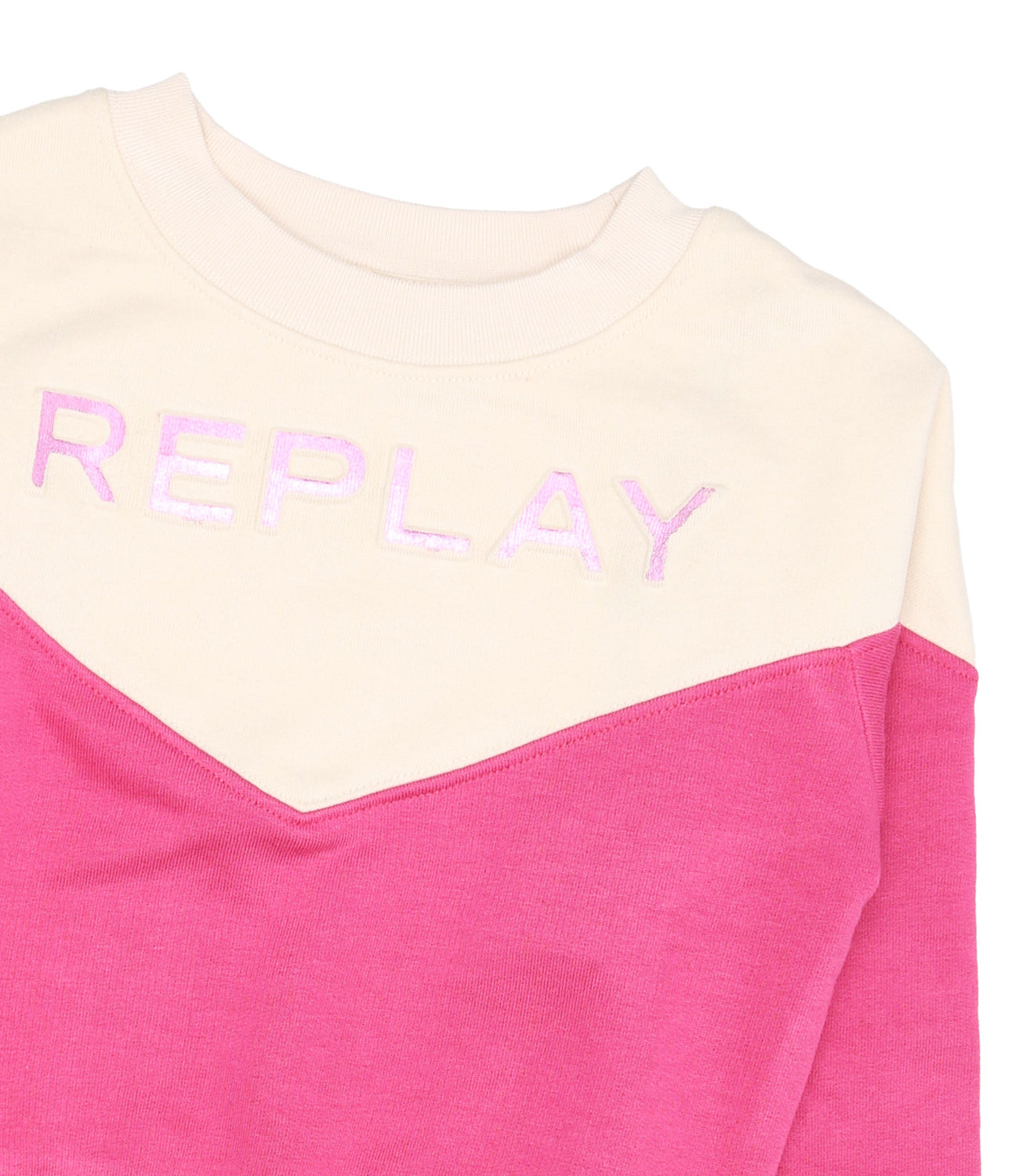 Replay & Sons Junior | Sweatshirt White & Pink