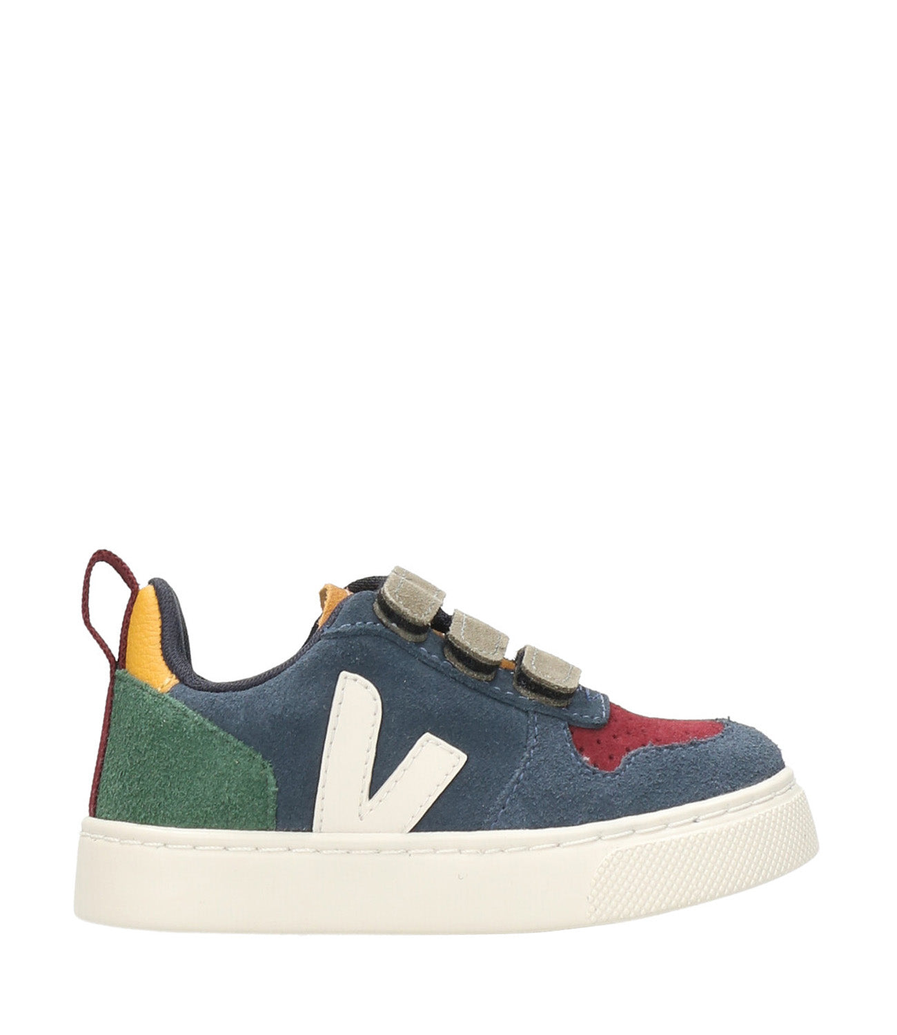 Veja Kids | Blue,Bordeaux and Green Sneakers