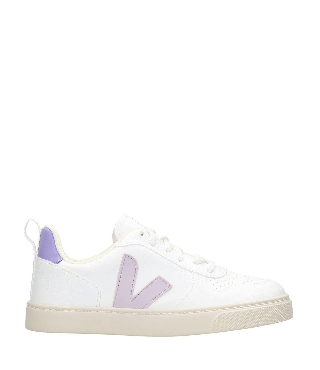 Veja Kids | White and Lilac Sneakers