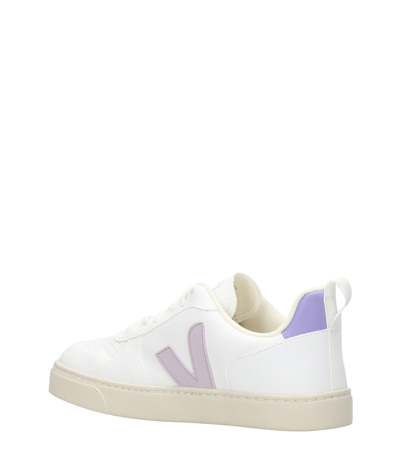 Veja Kids | White and Lilac Sneakers