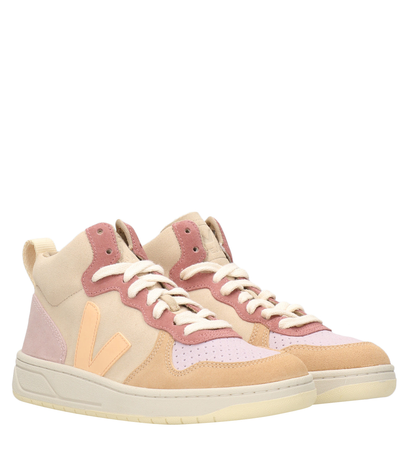 Veja | Sneakers V-15 Beige and Pink
