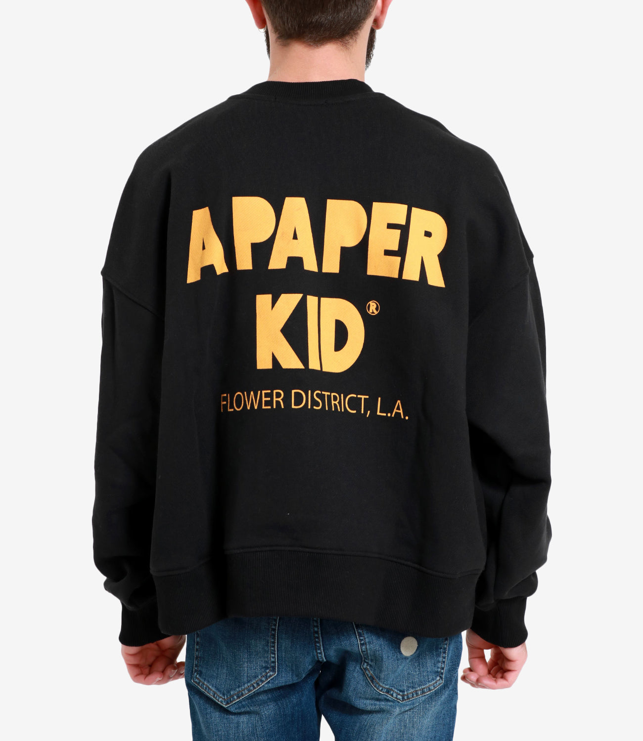 A Paper Kid | Black Sweatshirt
