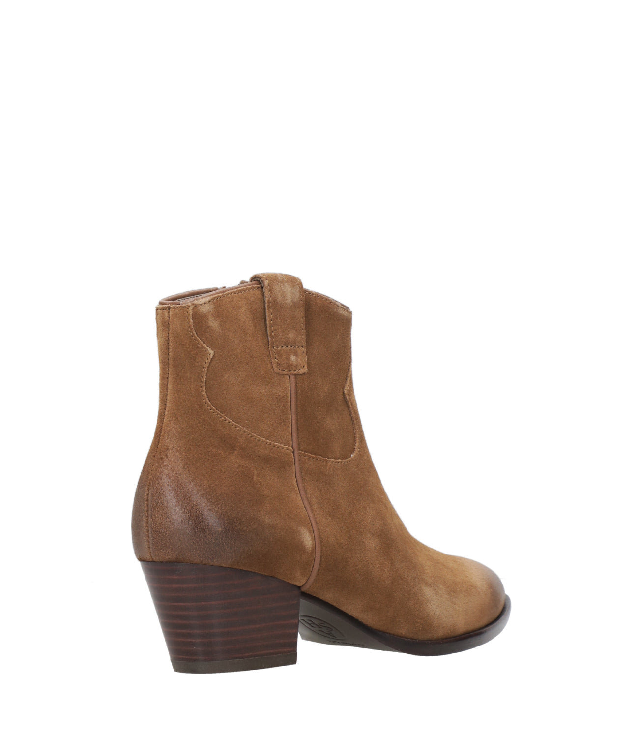 Ash | Houston Suede Ankle Boot Burnt Brown