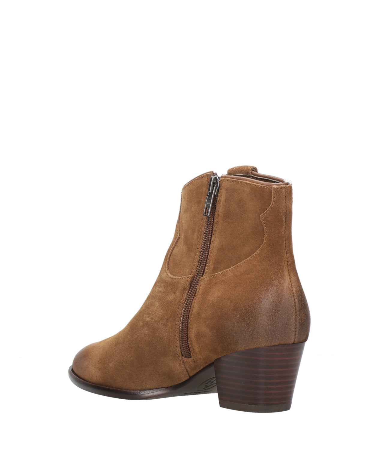 Ash | Houston Suede Ankle Boot Burnt Brown