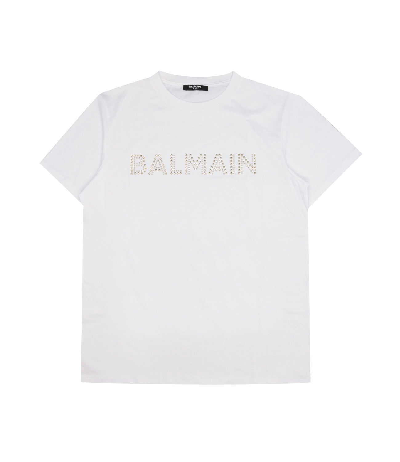 Balmain Kids | White and Gold T-Shirt