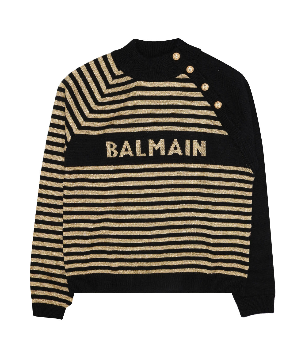 Balmain Kids | Black and Gold Sweater