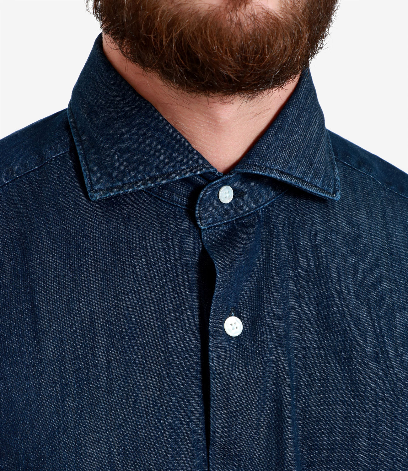 Beard | Blue Denim Shirt
