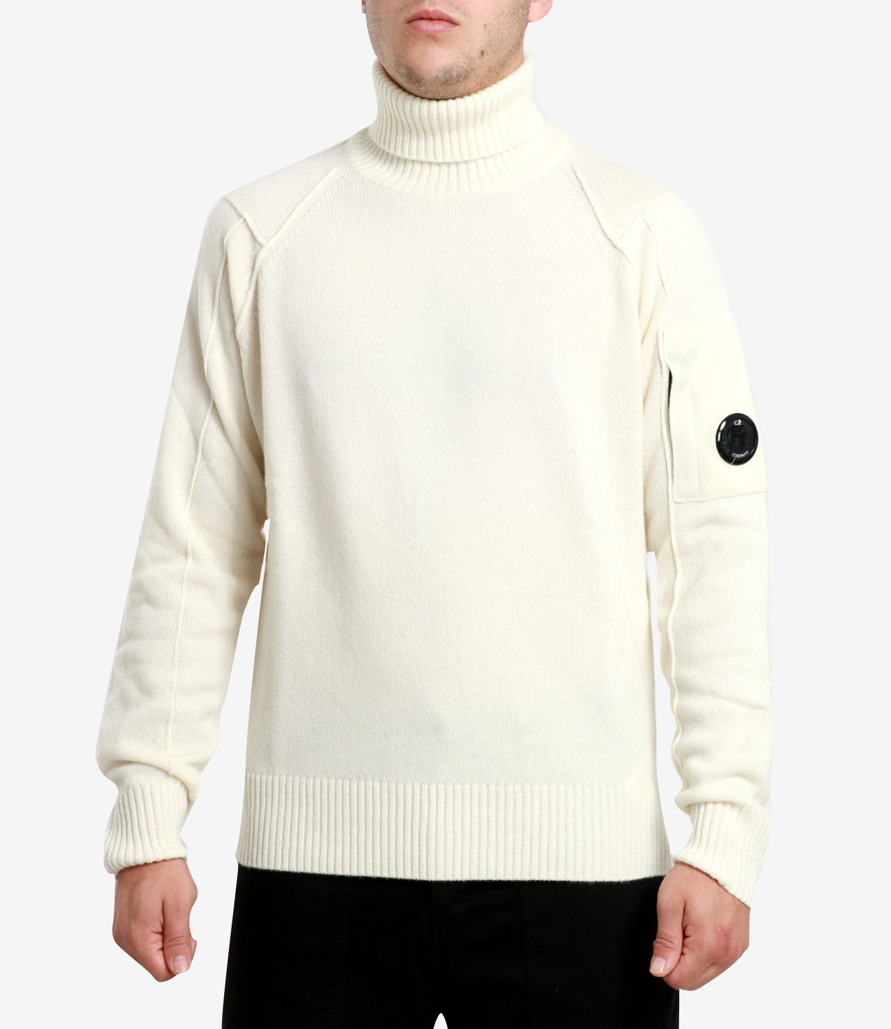 C.P. Company | Roll neck sweater White