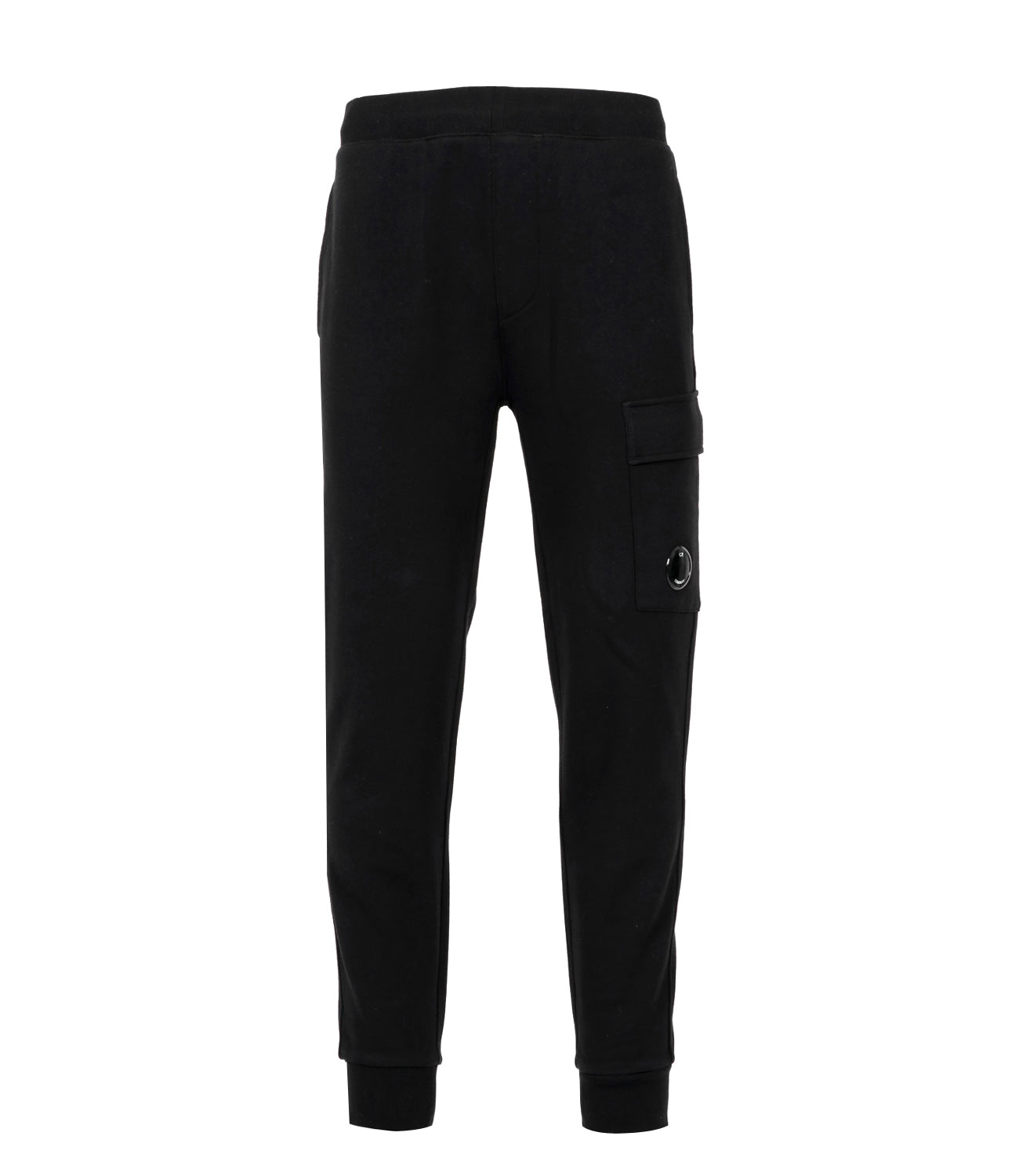 C.P. Company | Diagonal raised fleece cargo pants Black