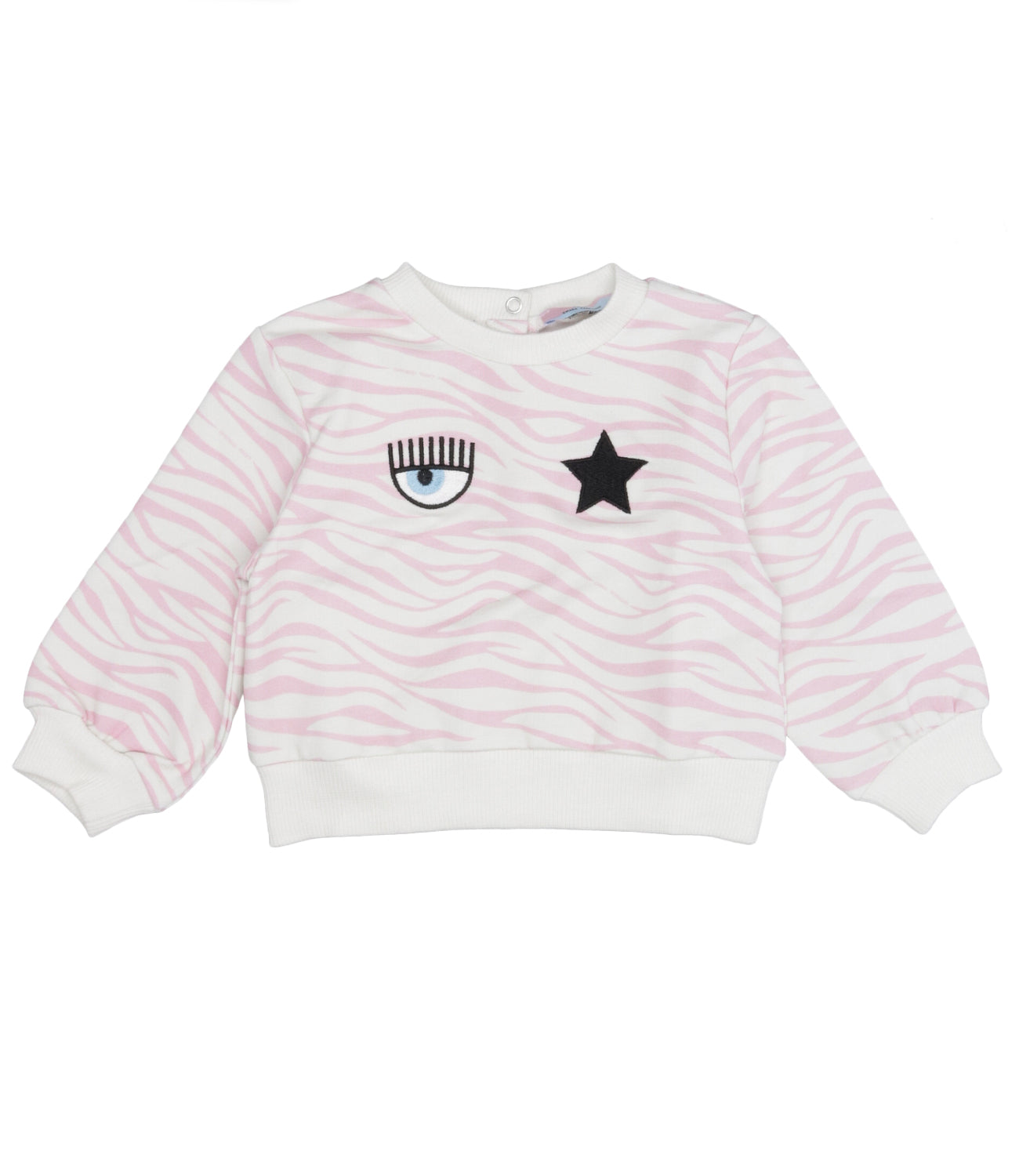 Chiara Ferragni Kids | Sweatshirt Cream and Pink