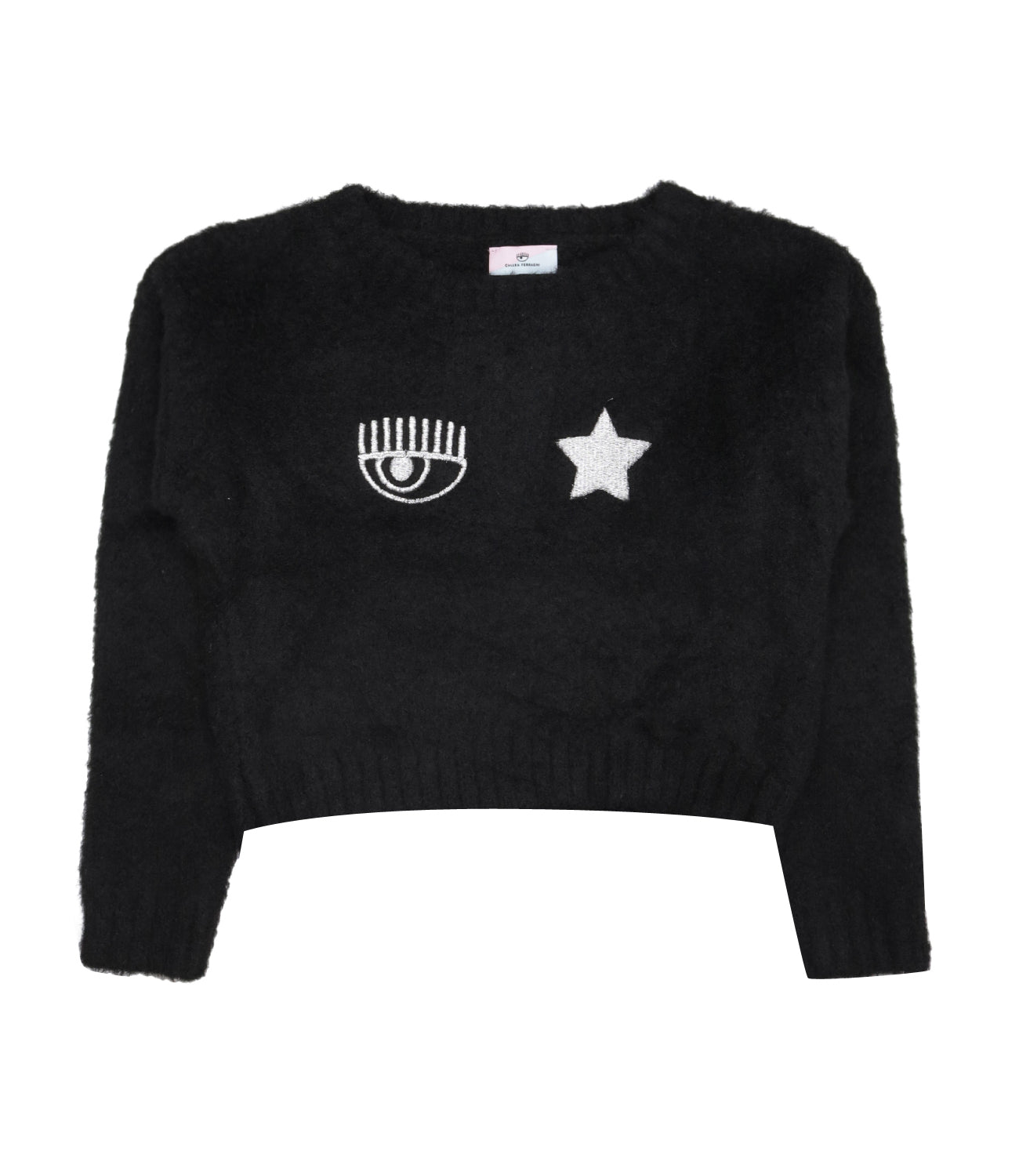 Chiara Ferragni Kids | Sweater Logo Eye Star Black