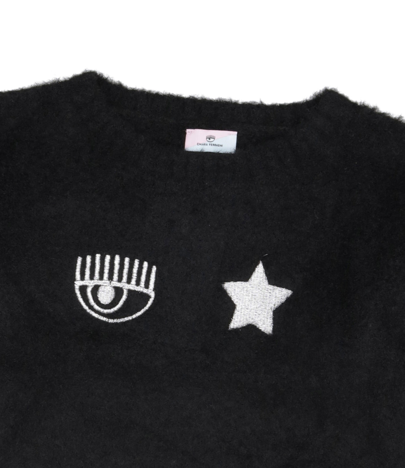 Chiara Ferragni Kids | Sweater Logo Eye Star Black