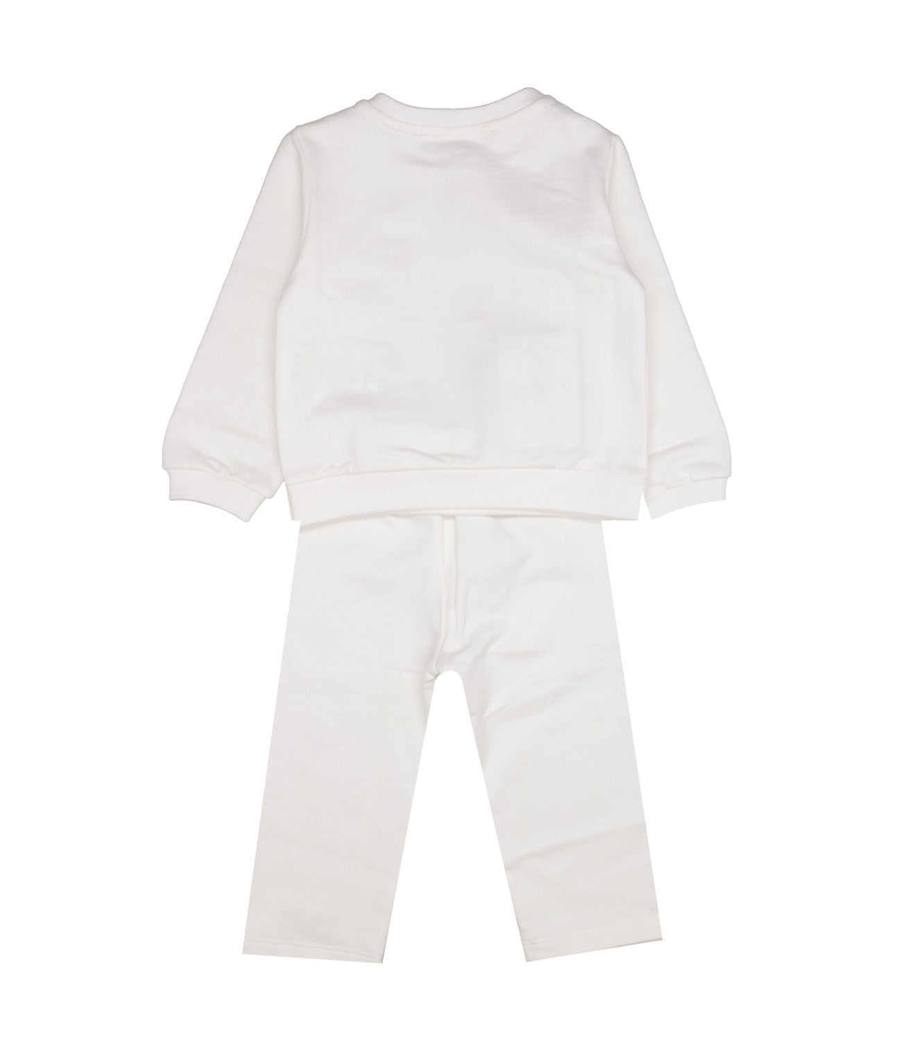Elisabetta Franchi La Mia Bambina | Set Sweatshirt and Pants White