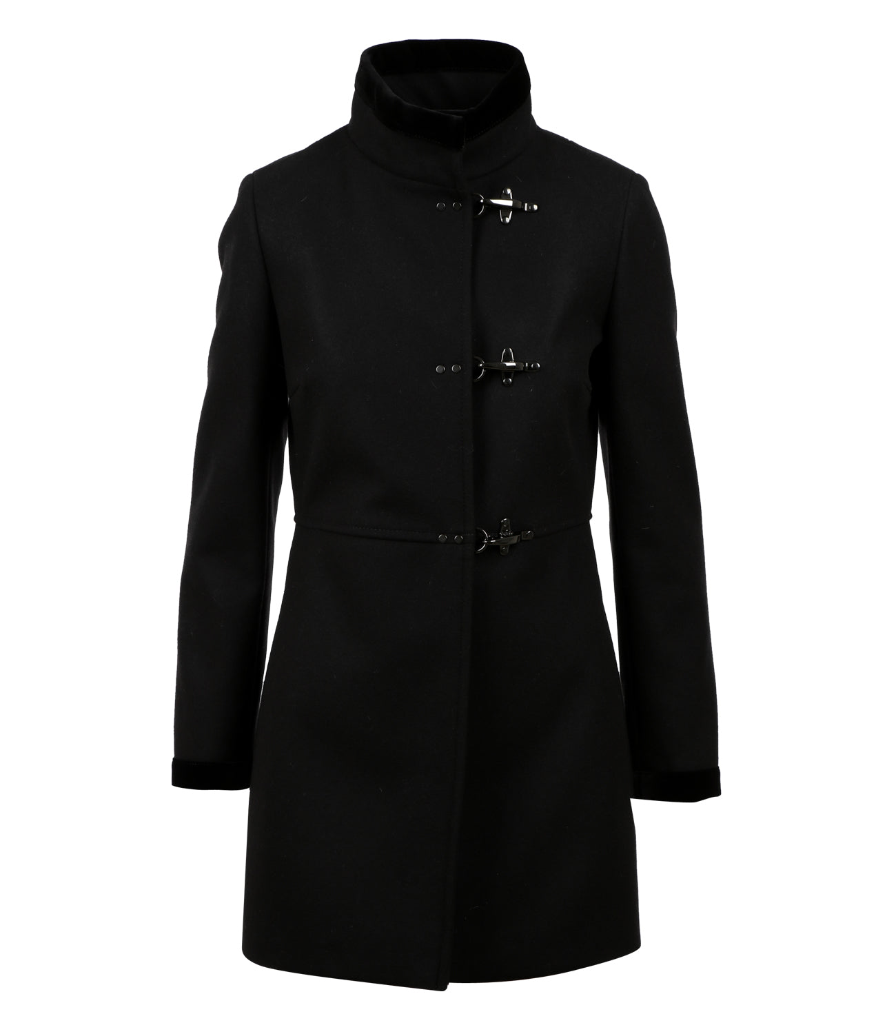 Fay | Virginia Coat 3 Hooks Black