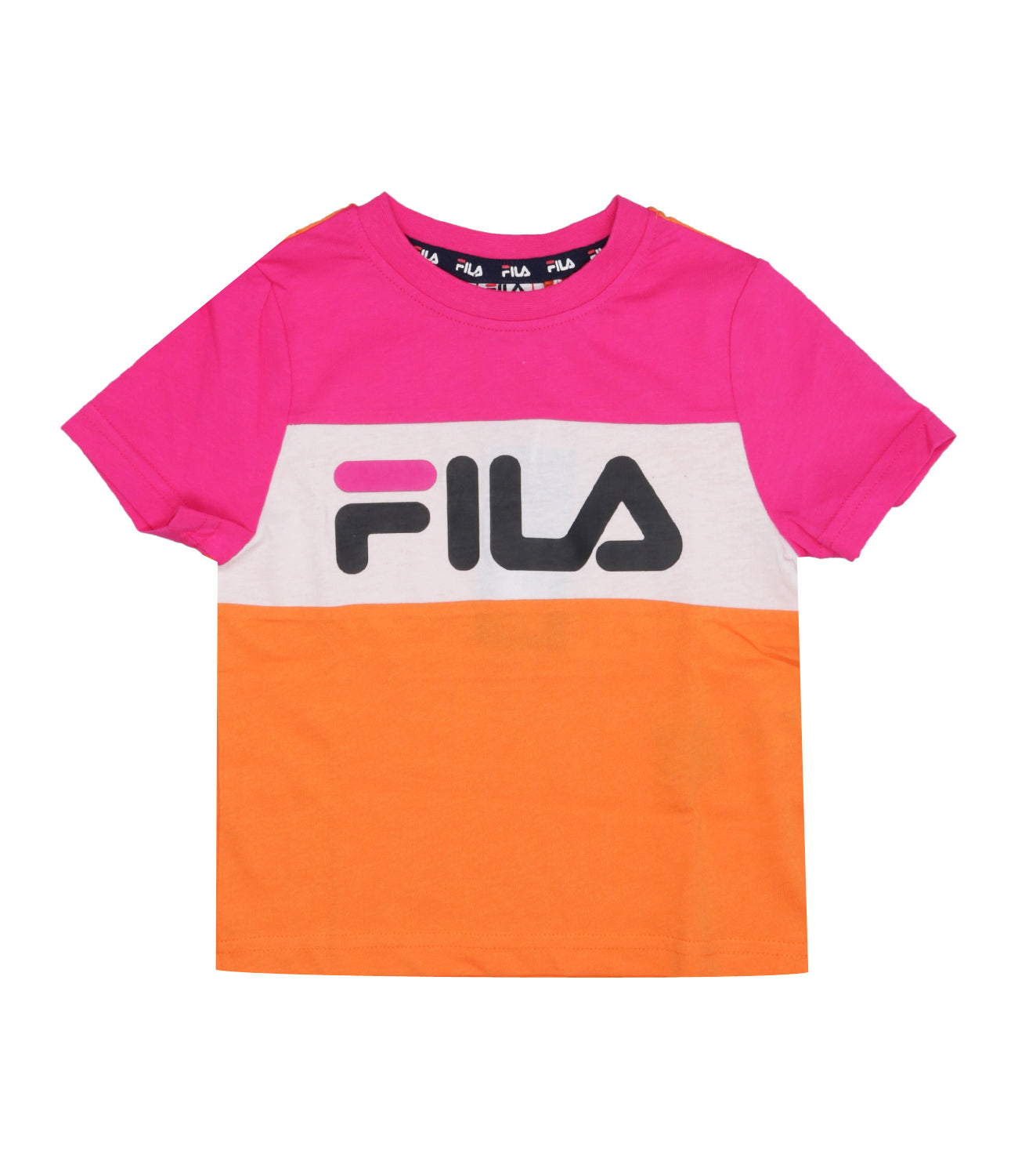 Fila Kids | T-Shirt Balimo Arancio e Fuxia