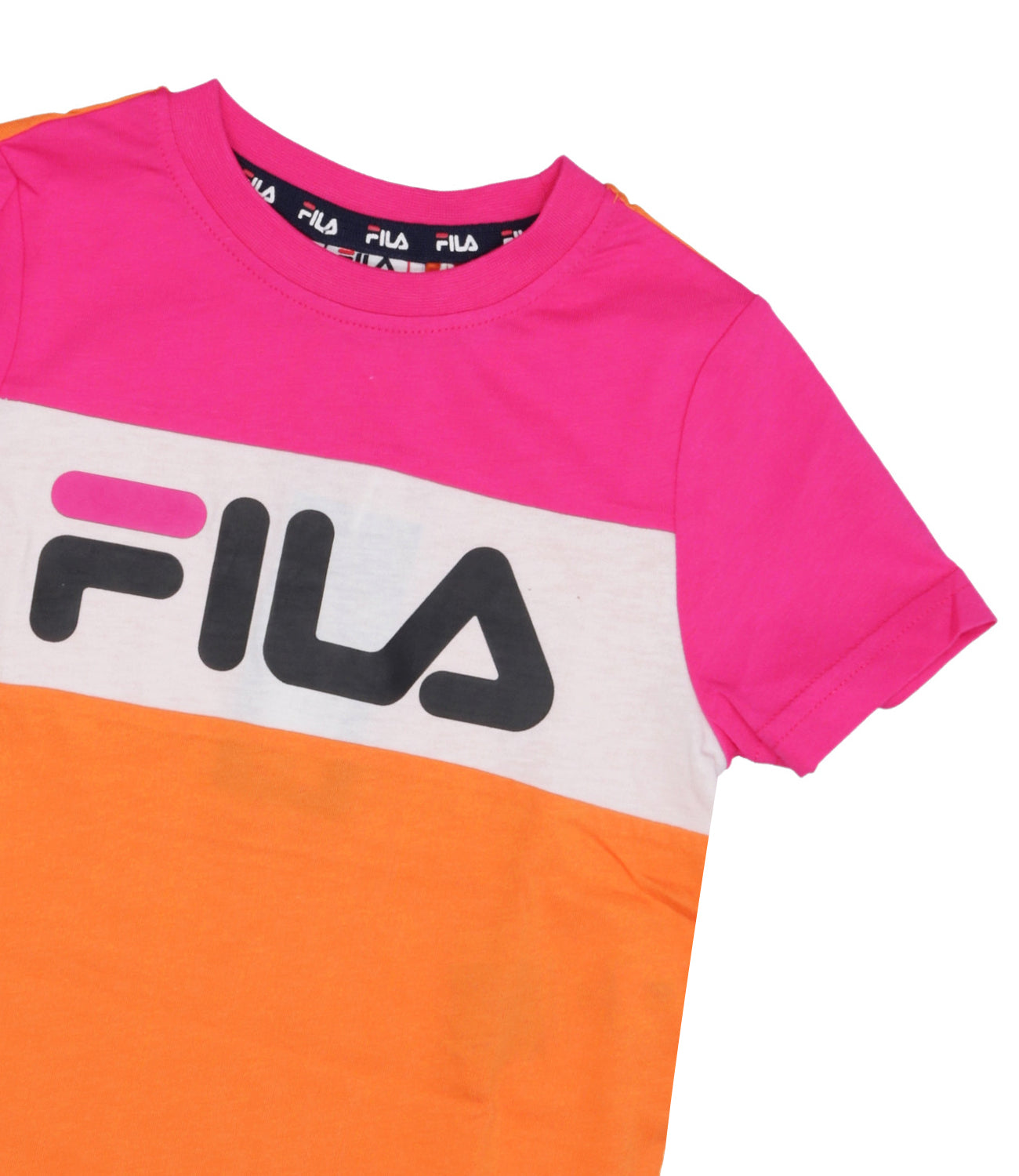 Fila Kids | T-Shirt Balimo Orange and Fuxia