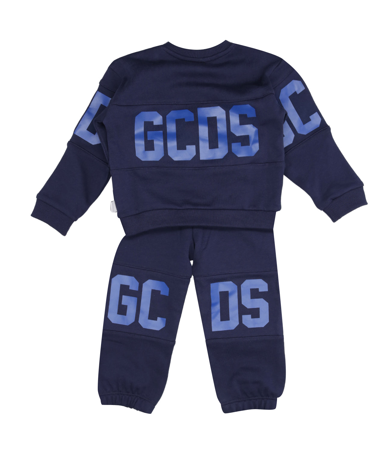GCDS Mini | Set Felpa+Pantalone Blu Navy