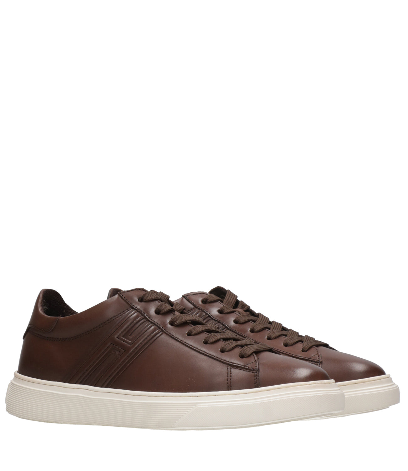 Hogan | Sneakers H365 Lace-up H Brown