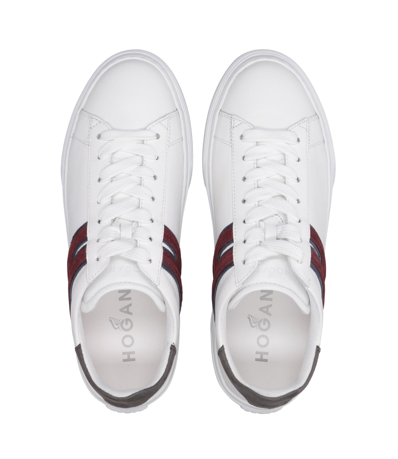 Hogan | Sneakers H365 Lace-up H Canaletto White and Bordeaux