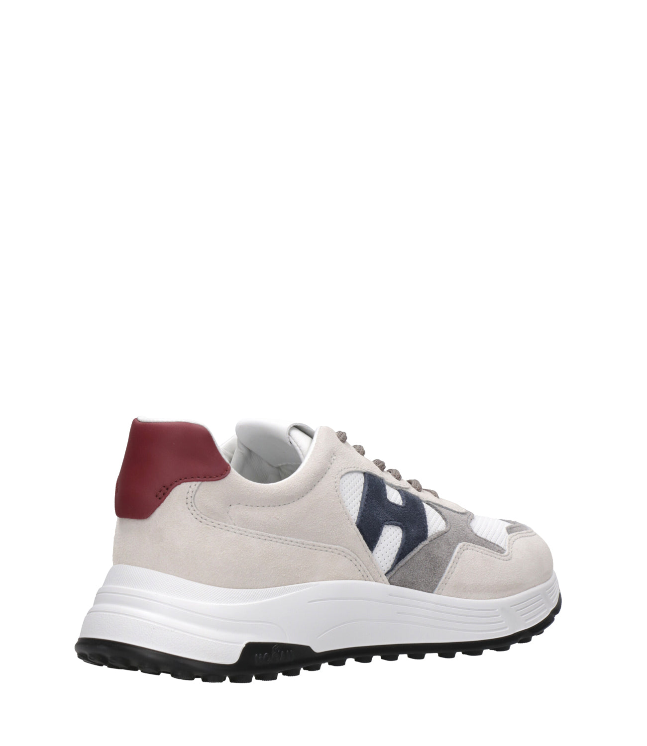 Hogan | Sneakers Hyperlight H Punched White, Grey and Bordeaux