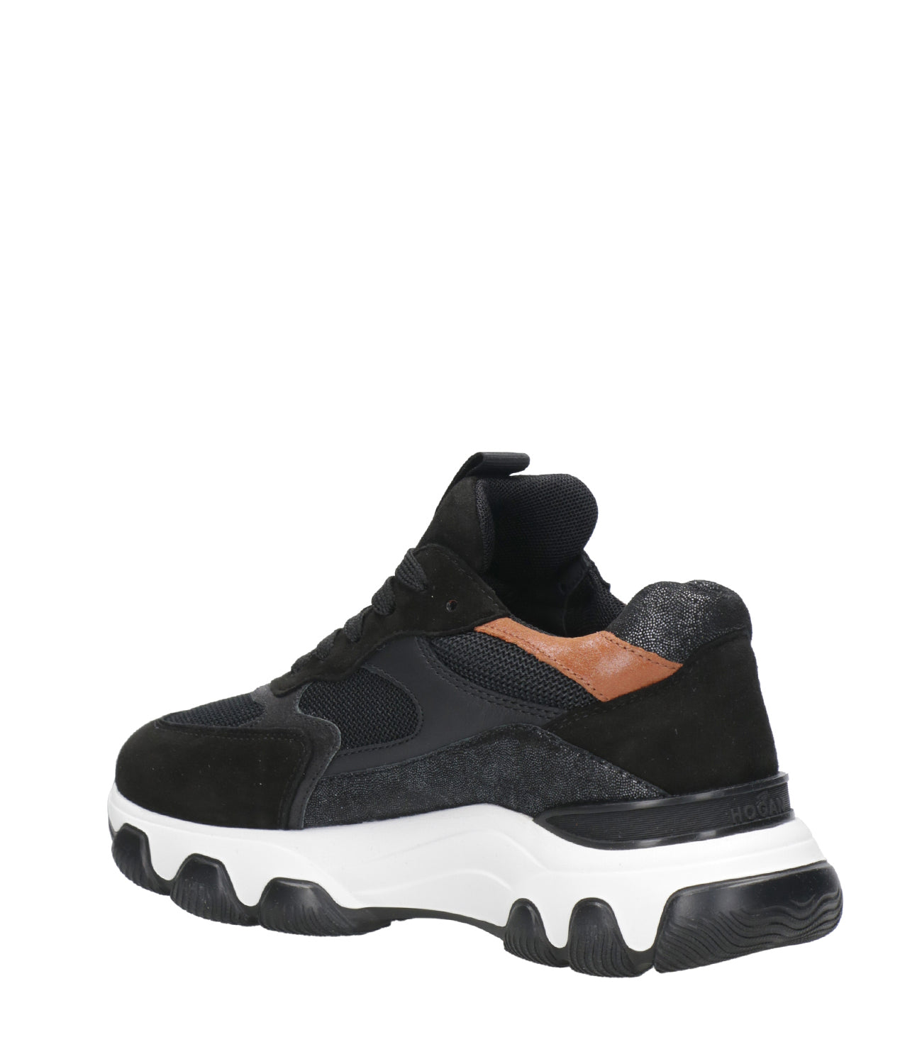 Hogan | Sneakers Hyperactive Lace-up Black and Leather