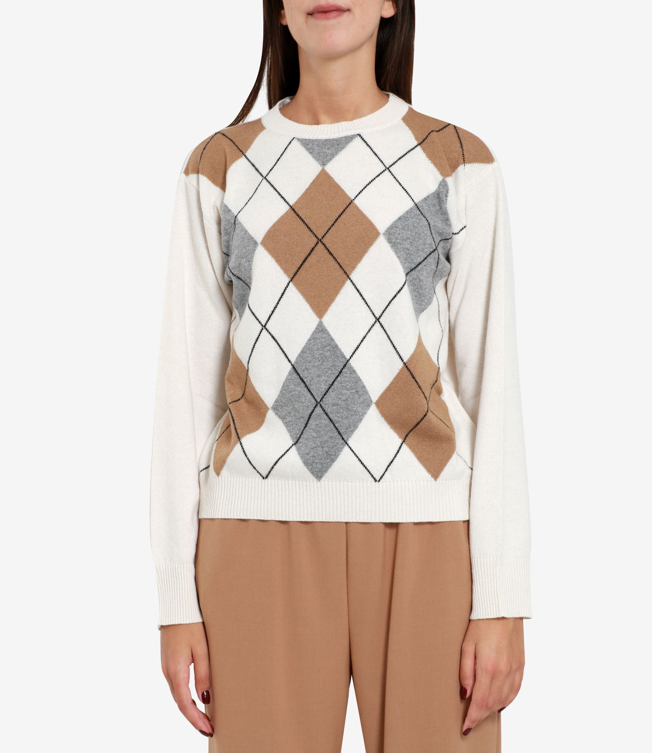 Kaos | Sweater Color Cream