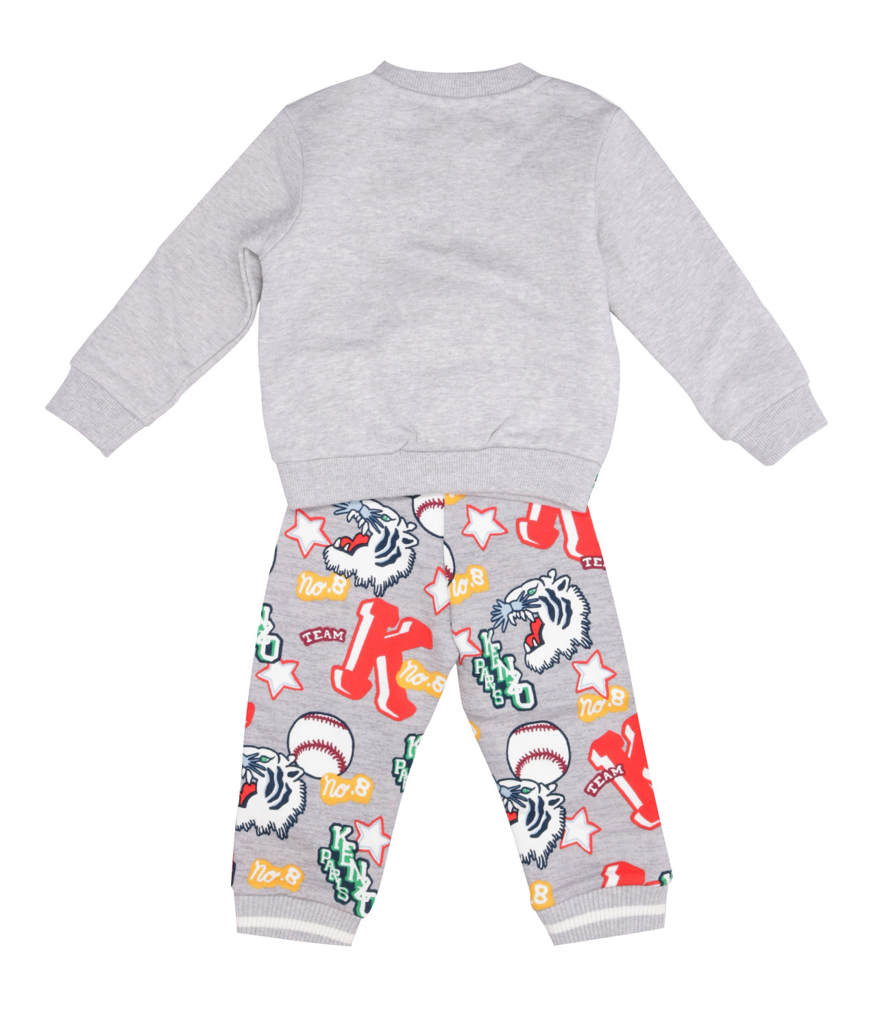 Kenzo Kids | Set Felpa+Pantalone Grigio