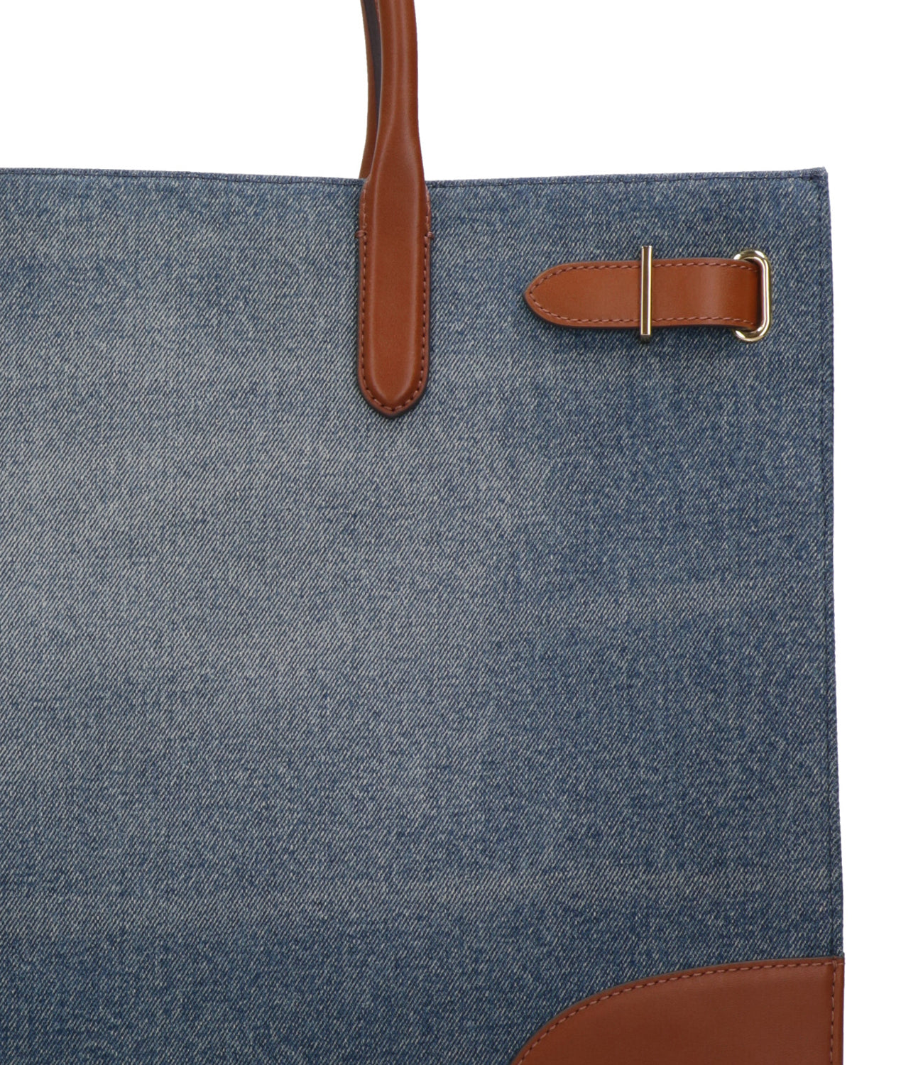 Lauren Ralph Lauren | Denim and Leather Tote Bags