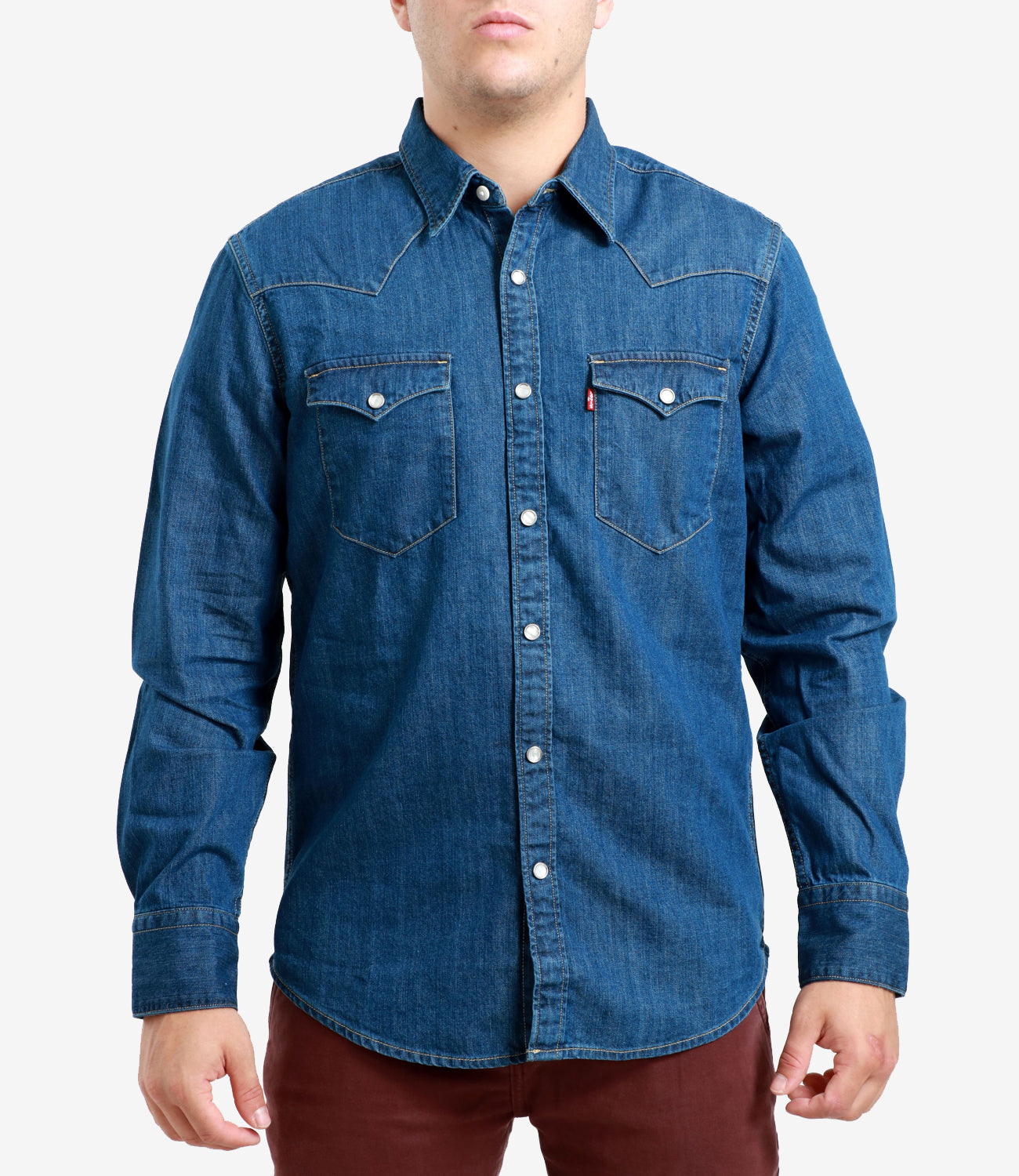 Levis | Boston Western Shirt Standard Indigo Blue
