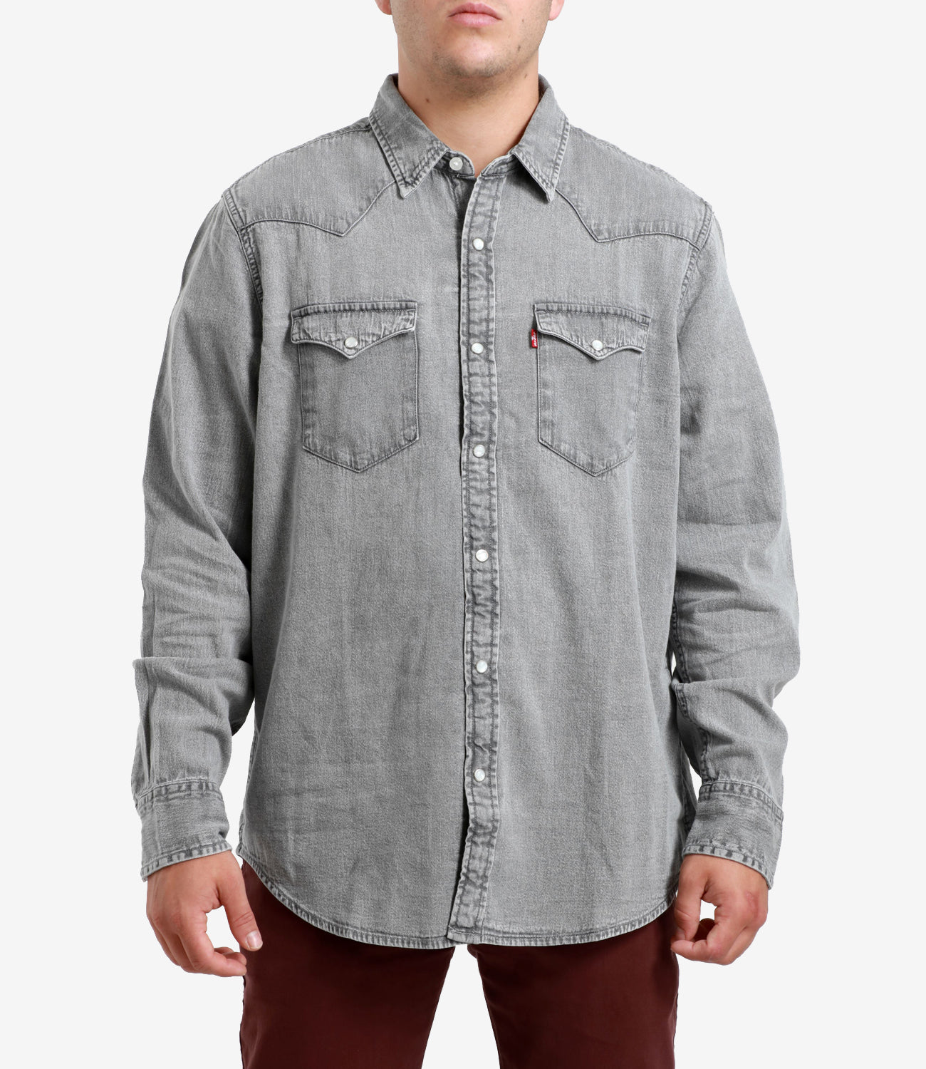 Levis | Classic Western Shirt Standard Norman Denim gray