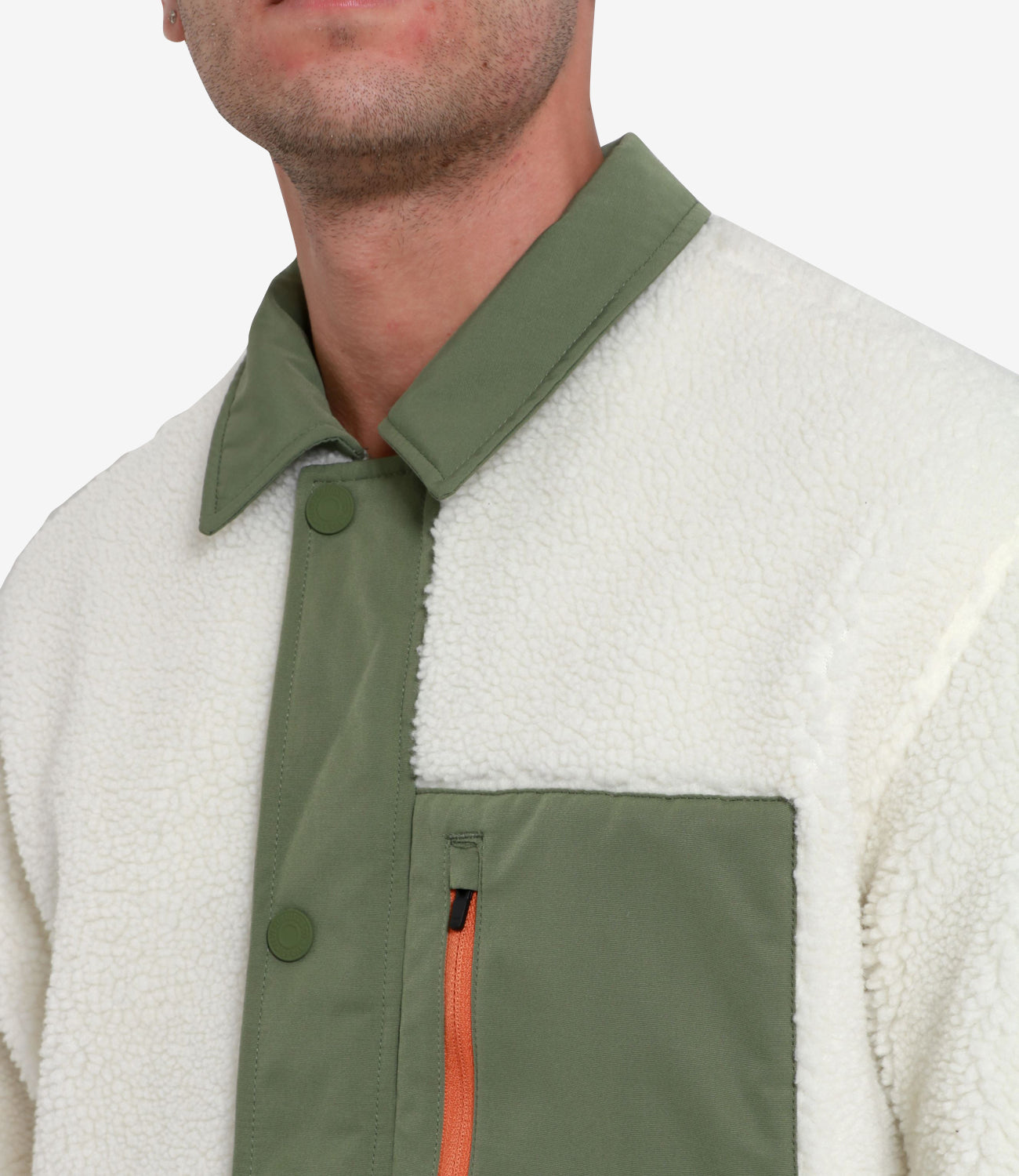 Levi's | Buchanan Jacket White and Military Green