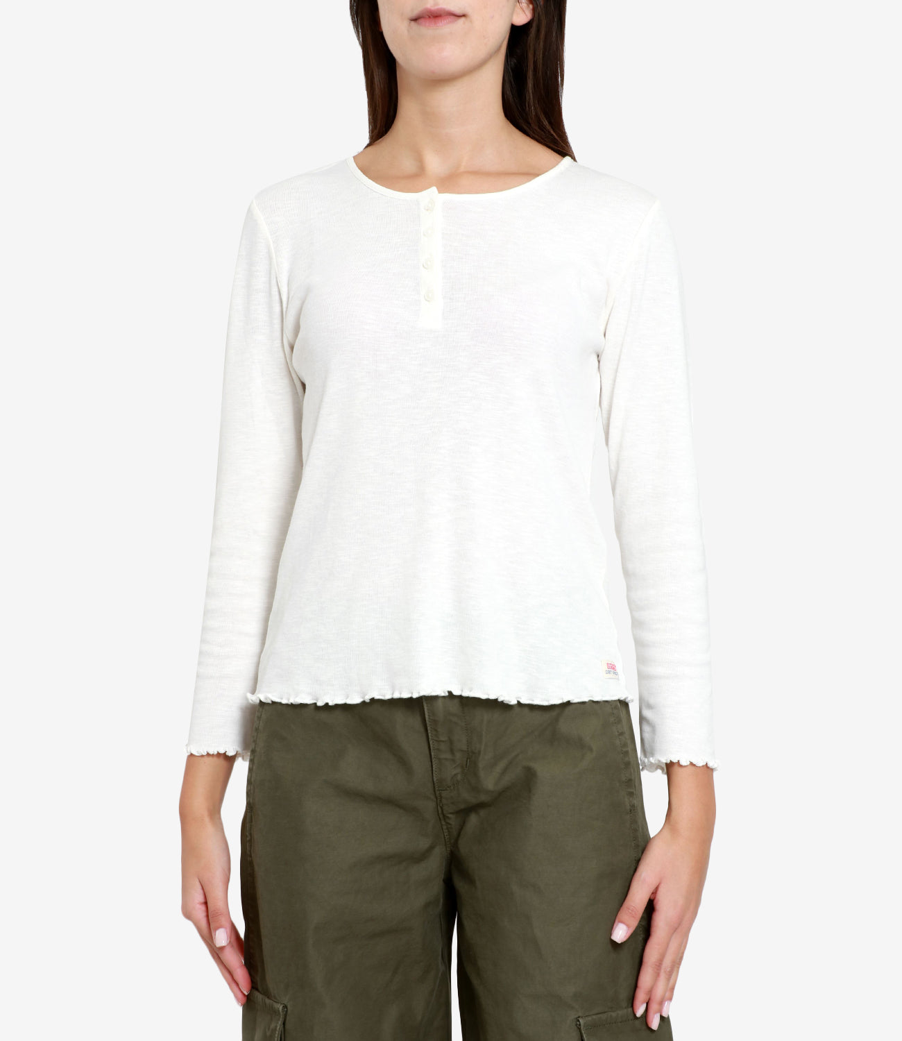 Levis | T-Shirt Dry Goods Henley Ivory
