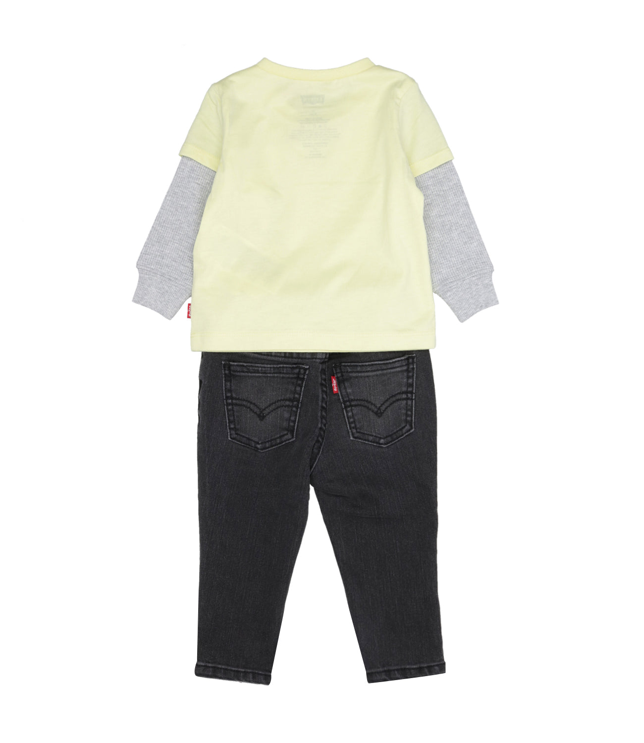 Levis Kids | Set T-Shirt + Pants LVB Skater Denim Set Yellow and Black