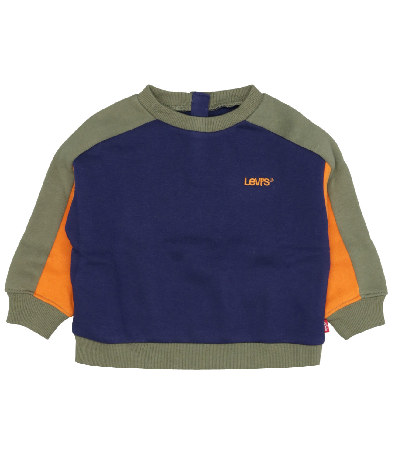 Levis Kids | Sweatshirt LVB Logo Colorblock Blue and Green