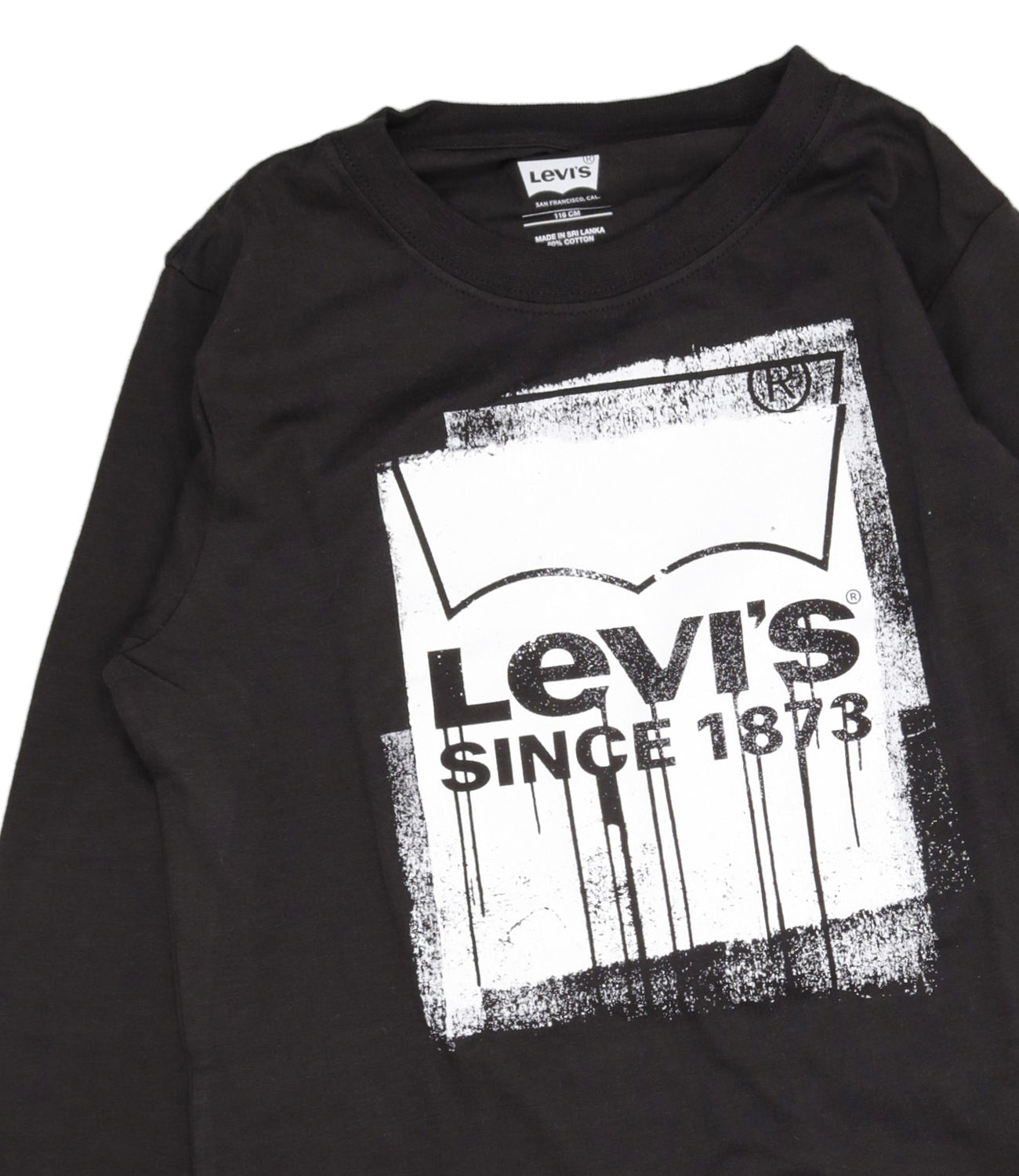 Levis Kids |T-Shirt Wet Paint L/S Tee Black