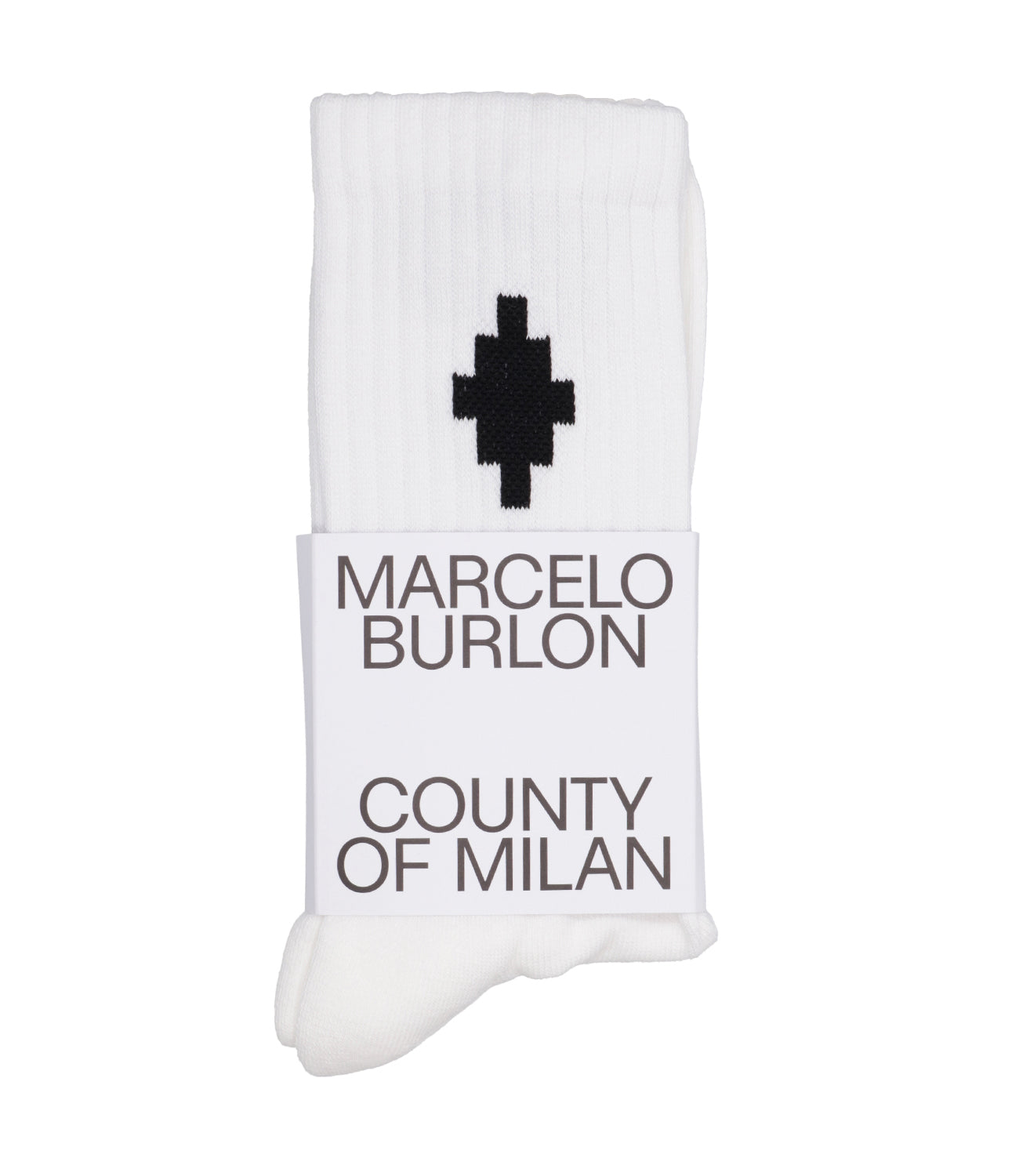 Marcelo Burlon | Black and White Socks