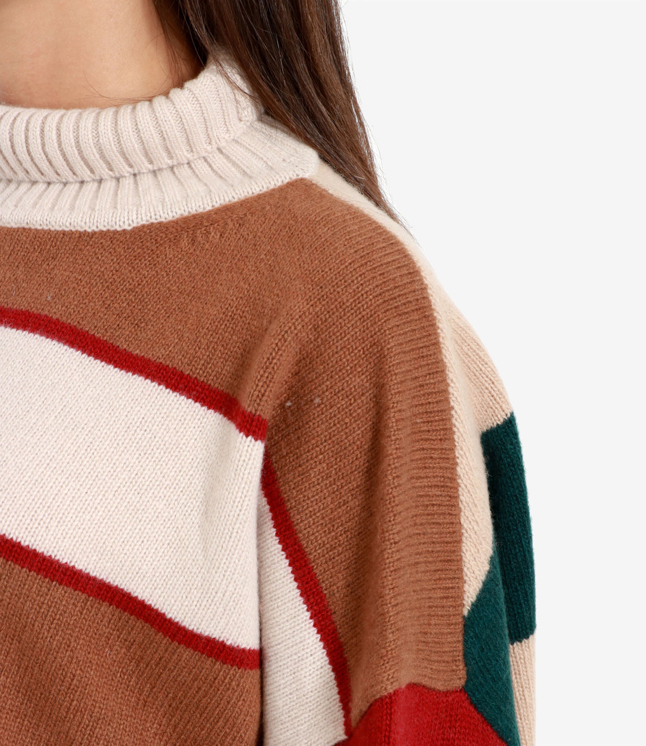 MaxMara Weekend | Beige and Brown Sweater